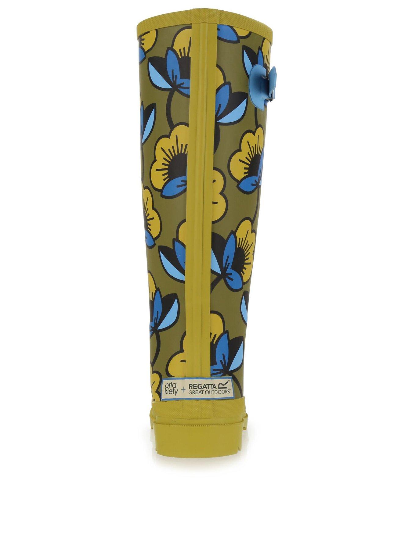 regatta-orla-kiely-welly-yellowmultiback