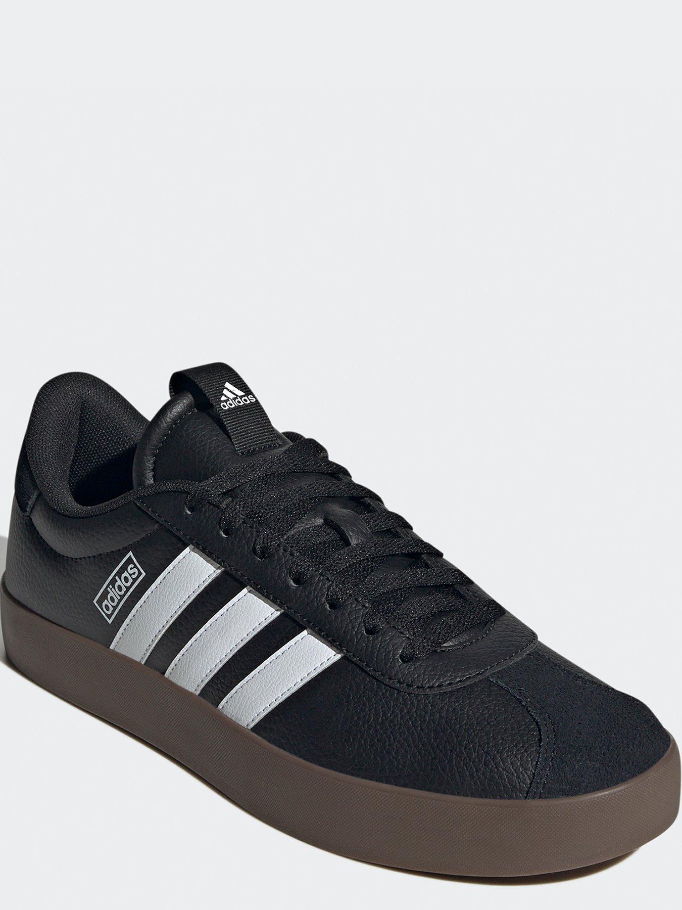 adidas-sportswear-mens-vl-court-30-trainers-blackwhitestillFront