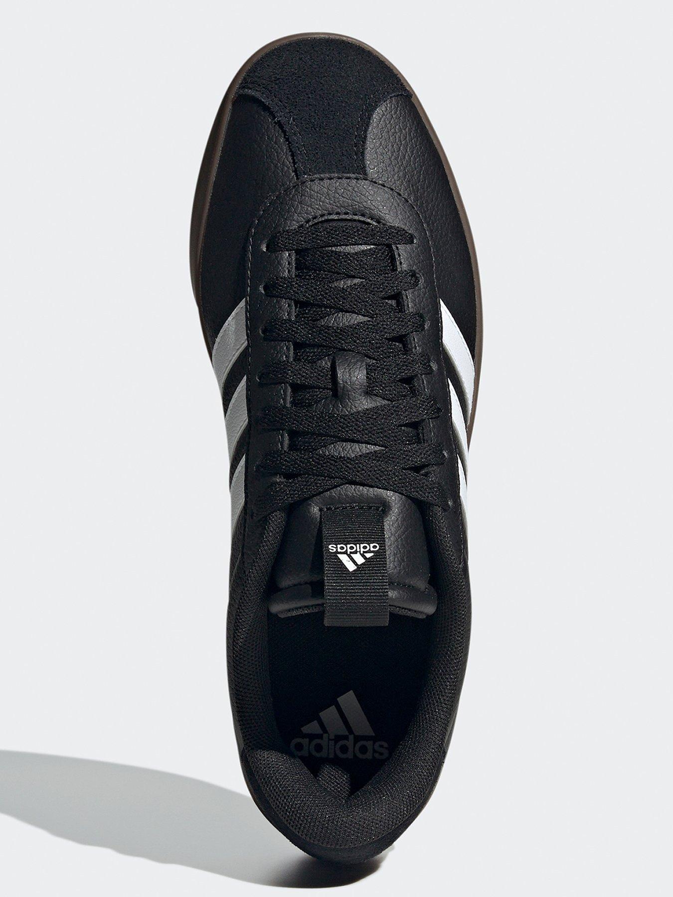 adidas-sportswear-mens-vl-court-30-trainers-blackwhiteoutfit