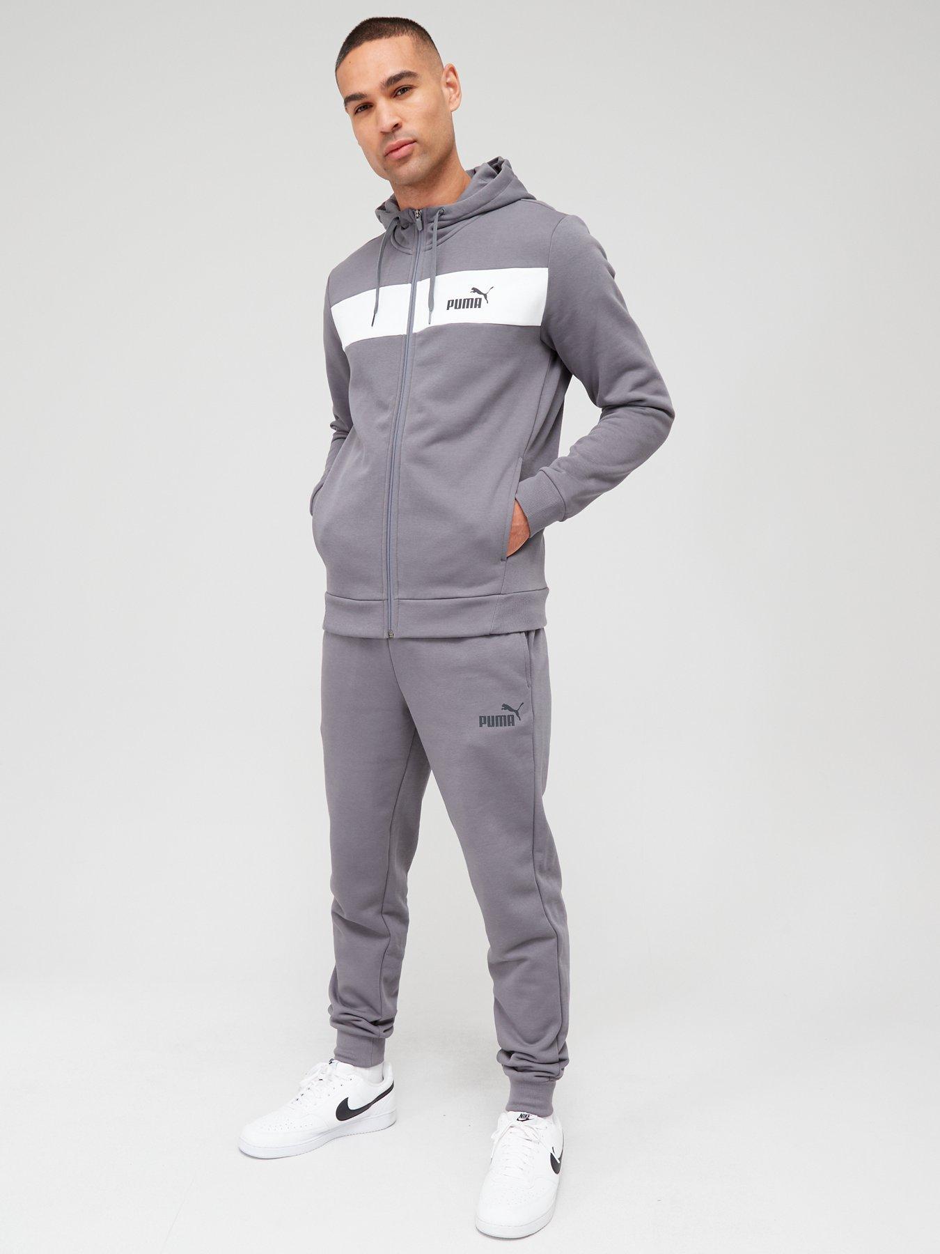 Grey cheap puma tracksuit