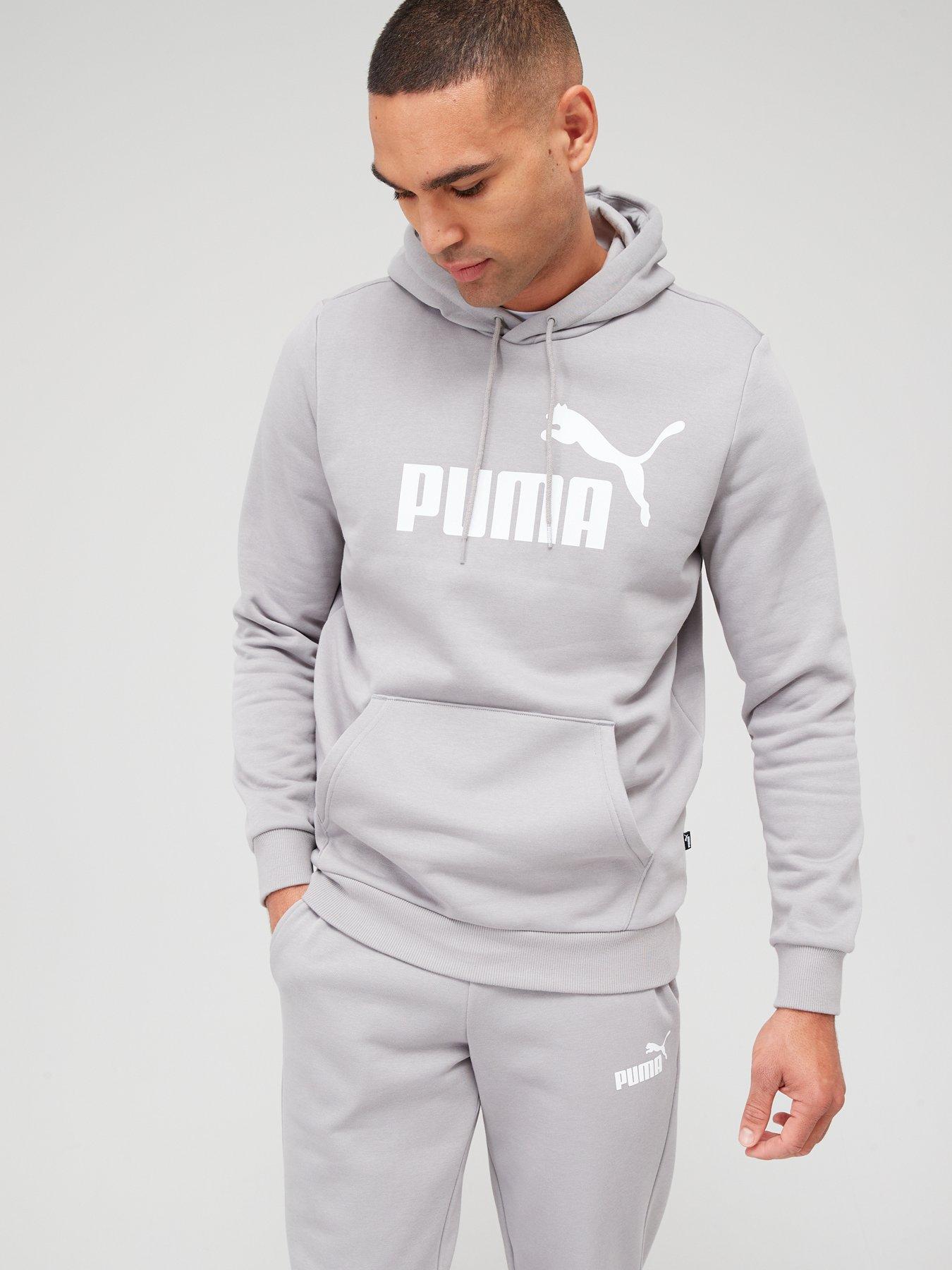 Mens puma hoodie outlet grey