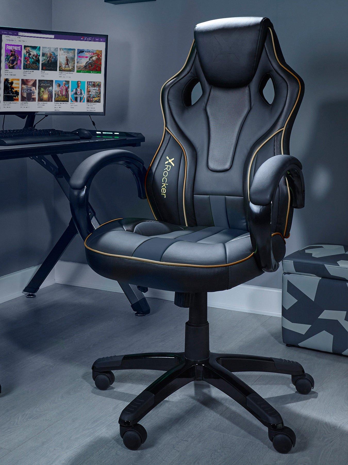 undefined Maverick PC Office Gaming Chair - NEW - Beige