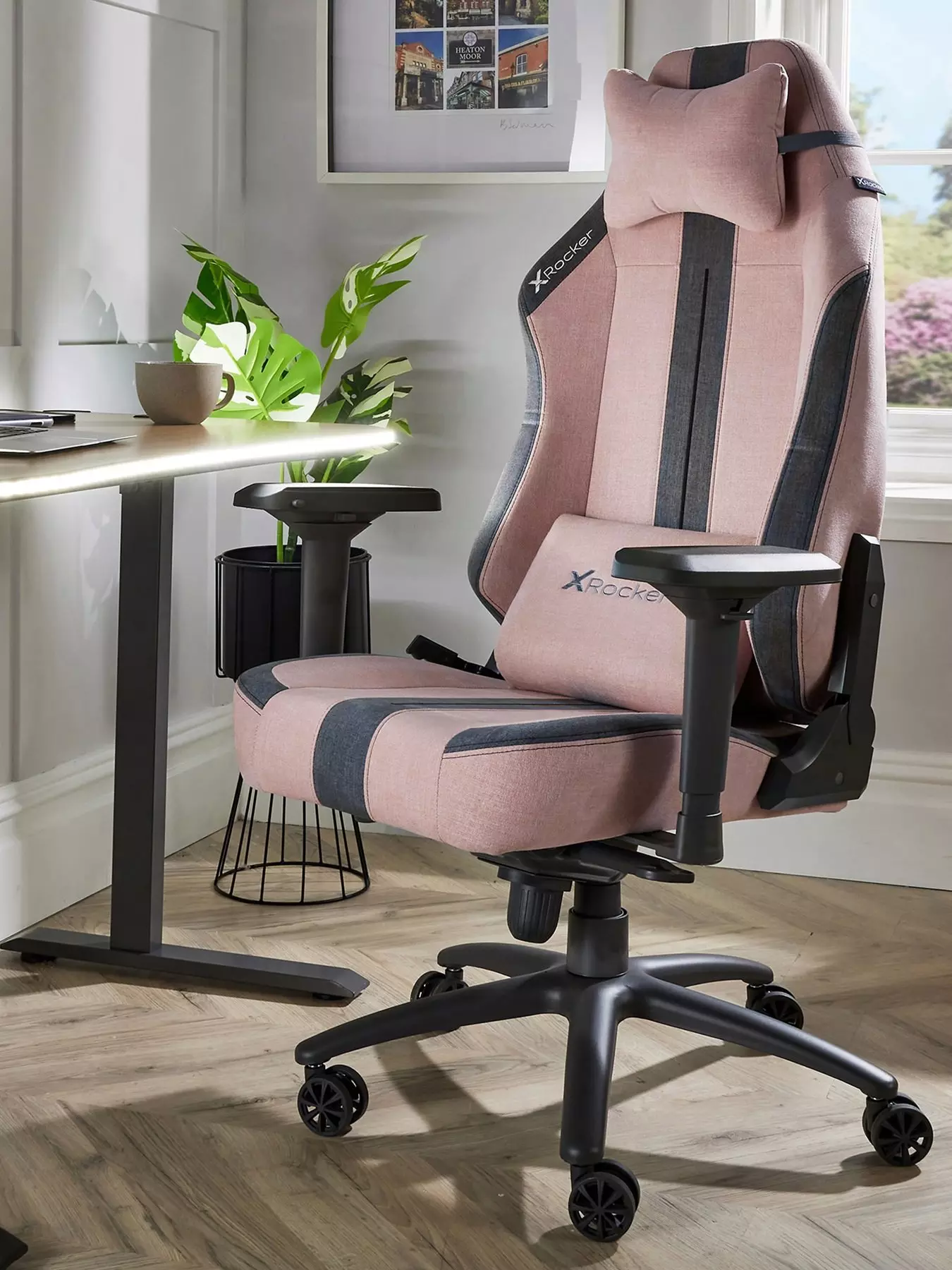 X Rocker Maverick PC Gaming Chair, Cream 