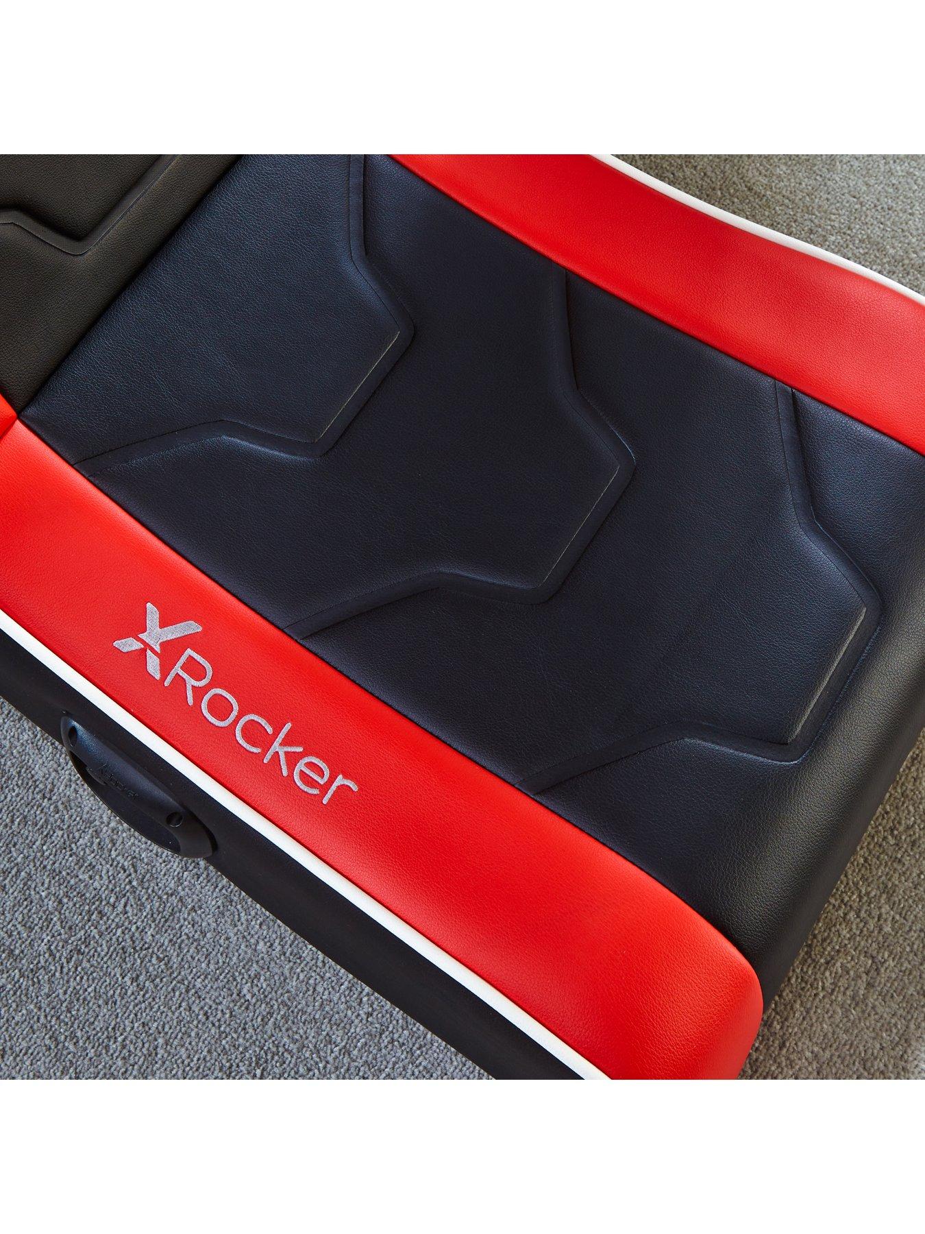 Image 5 of 7 of X Rocker Shadow 2.0 Stereo Audio Gaming Floor Rocker  - Red