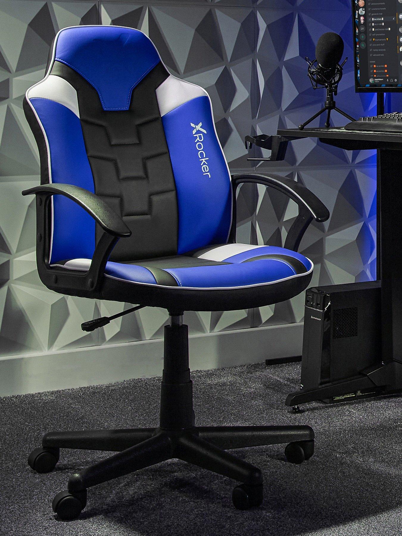 x-rocker-saturn-mid-back-esport-gaming-chair-black-blue-whitefront