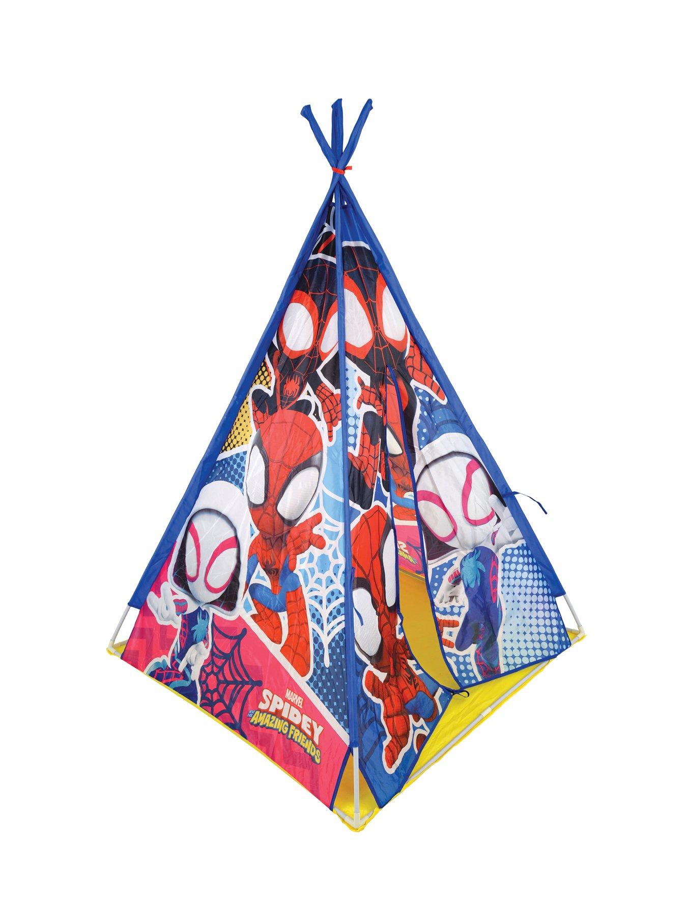 Image 1 of 7 of Spidey and His Amazing Friends Tepee Play Tent