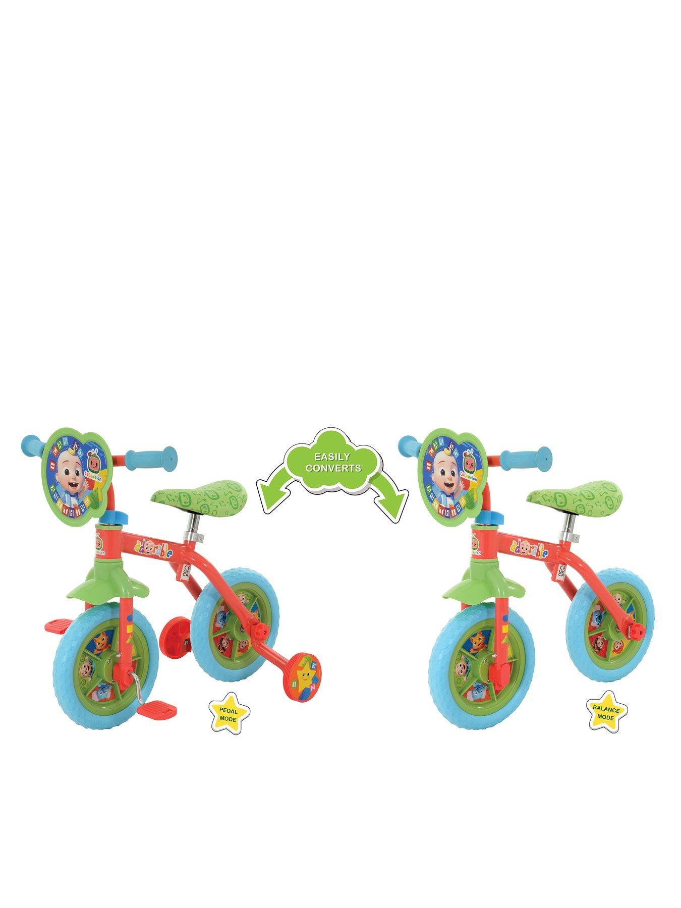 Image 1 of 7 of Cocomelon CoComelon 2-in-1 10 Inch Training Bike