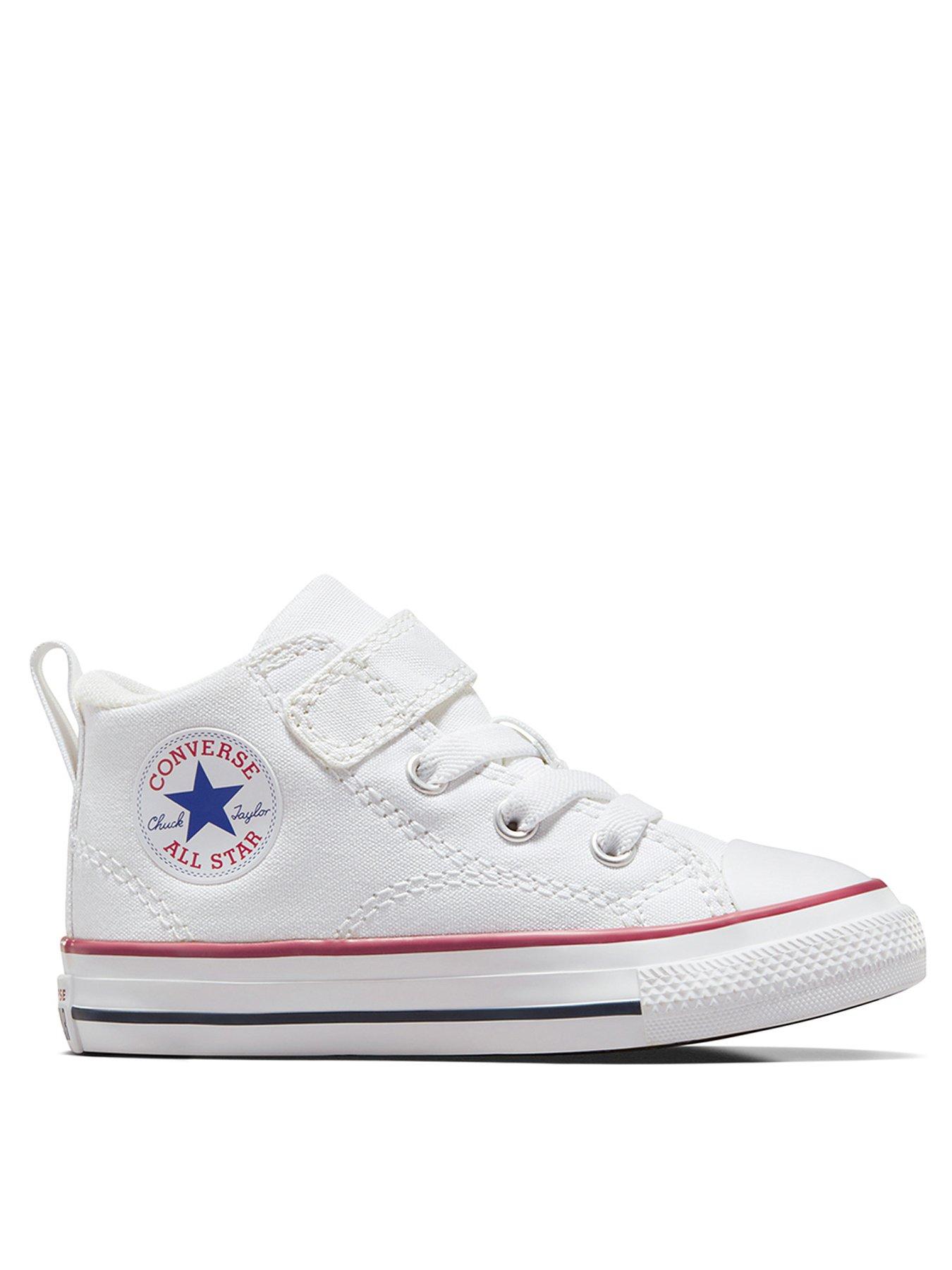 Converse Infant Boys Malden Street Mid Trainers - White