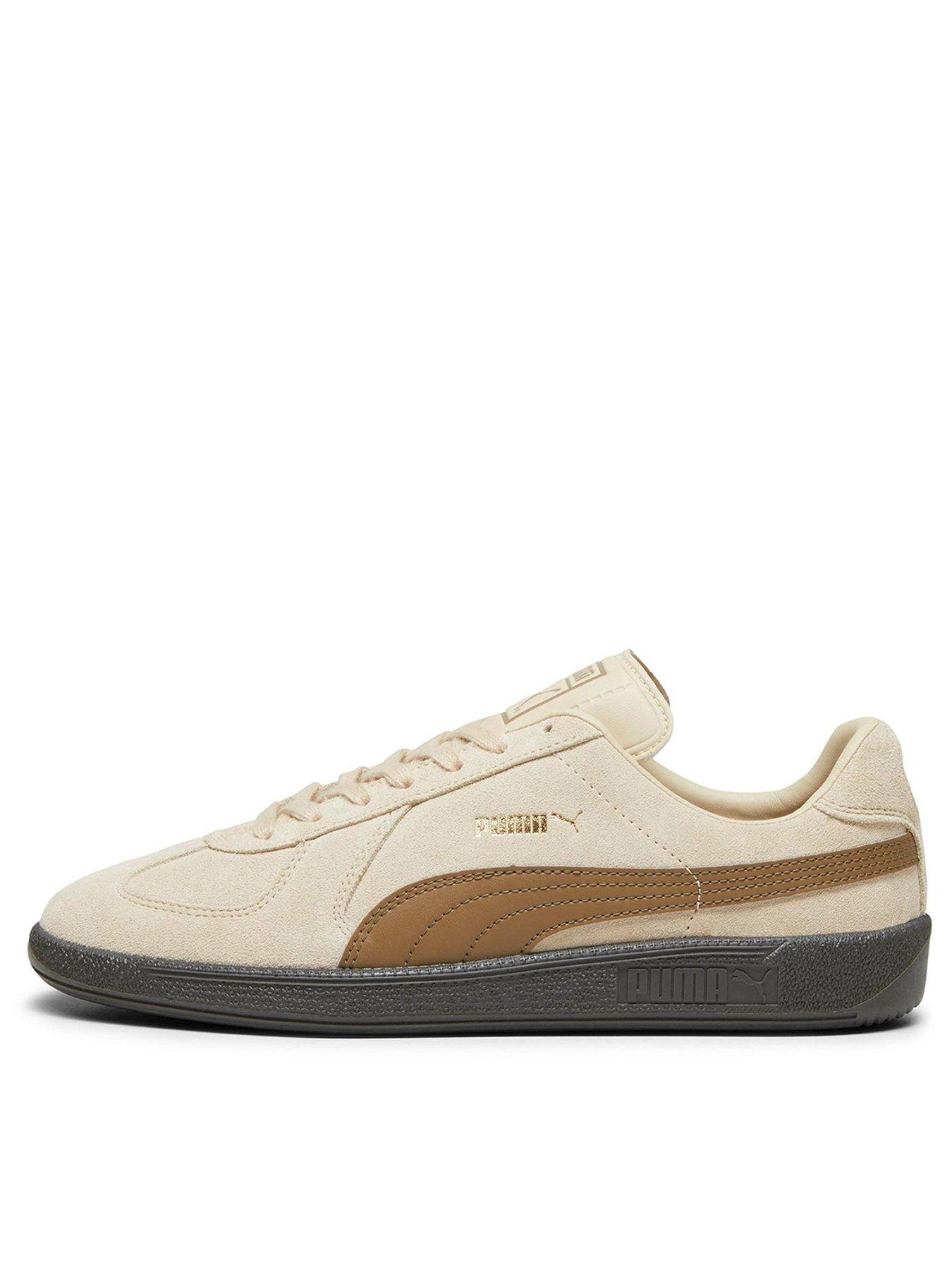 Puma brown suede trainers hotsell