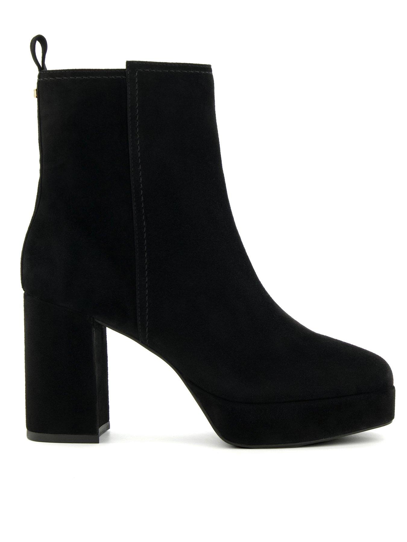 Hush Puppies Emilia Ruched Ankle Boot - Black