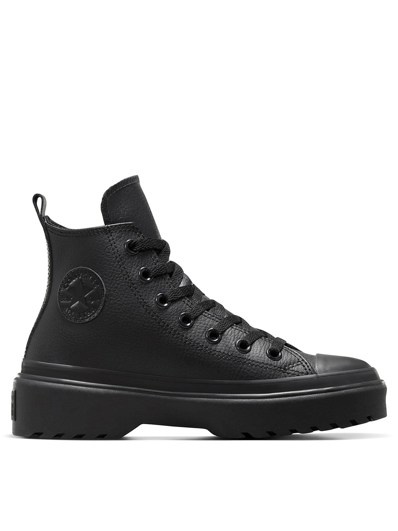 Black chucks hot sale high tops