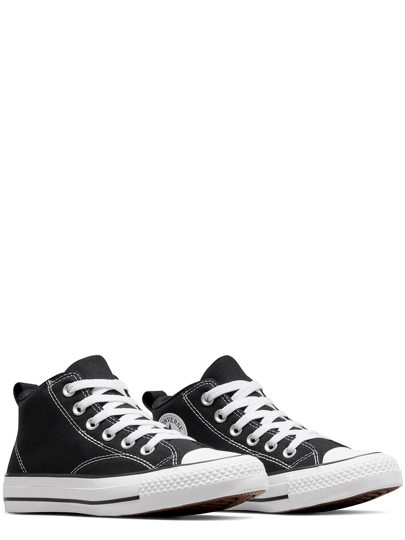 converse-junior-boys-malden-street-mid-trainers-blackstillFront