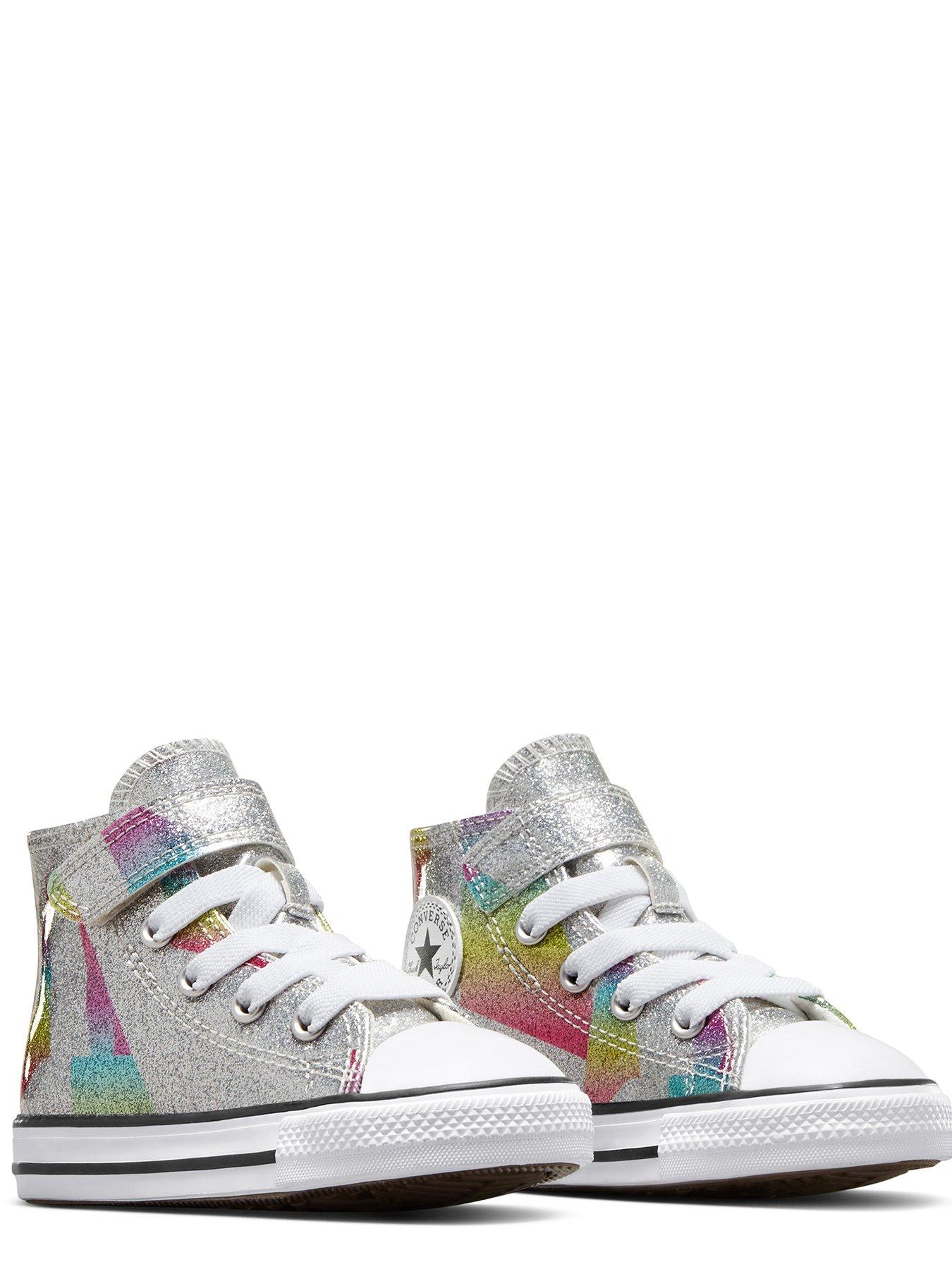 Silver glitter outlet converse toddler