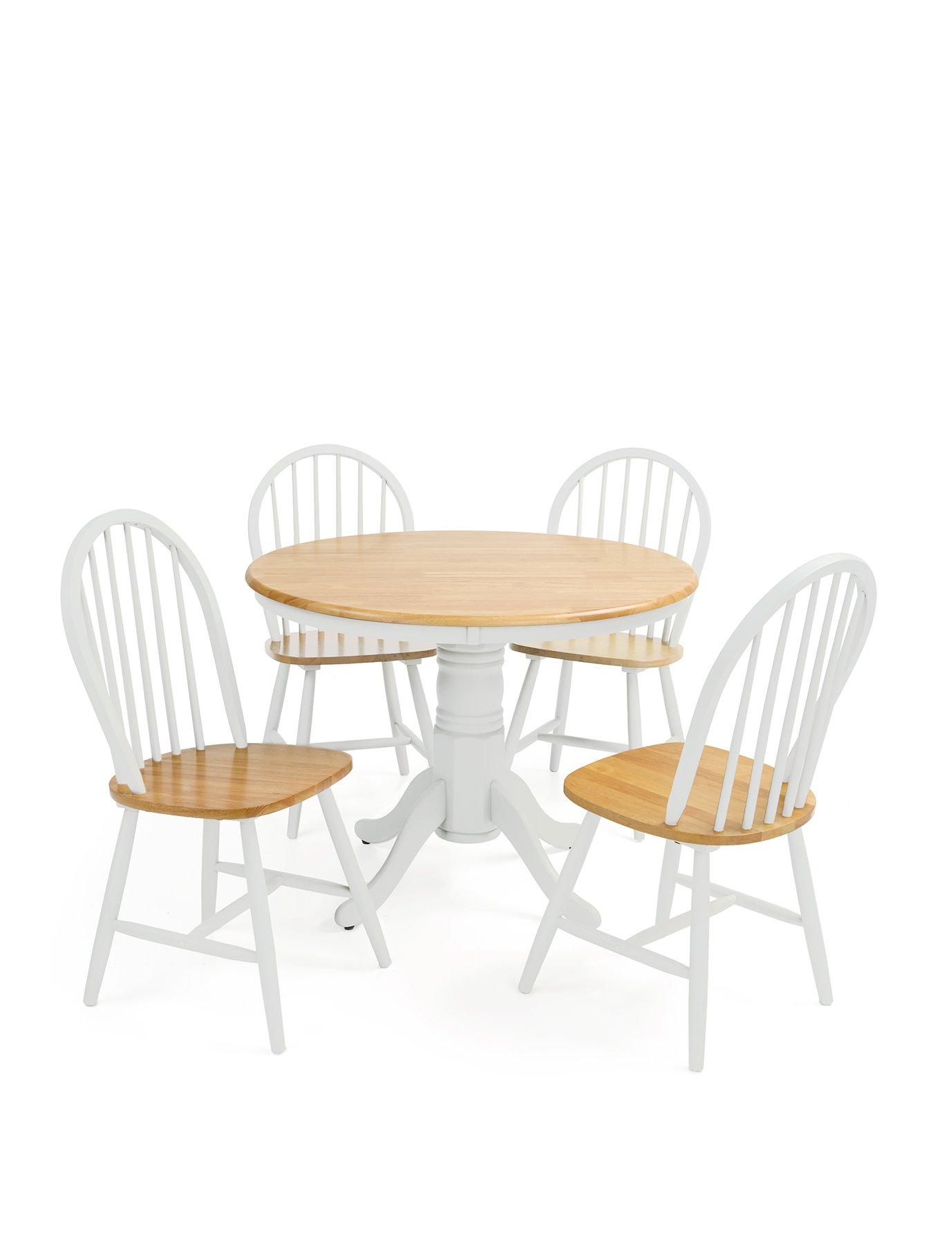 very-home-new-rubberwood-fixed-top-100-cm-kentucky-dining-table-4-chairs-whitestillFront