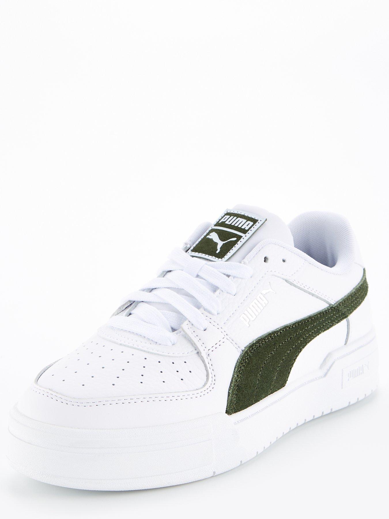 puma-mensnbspca-pro-suede-trainers-whitegreenstillFront