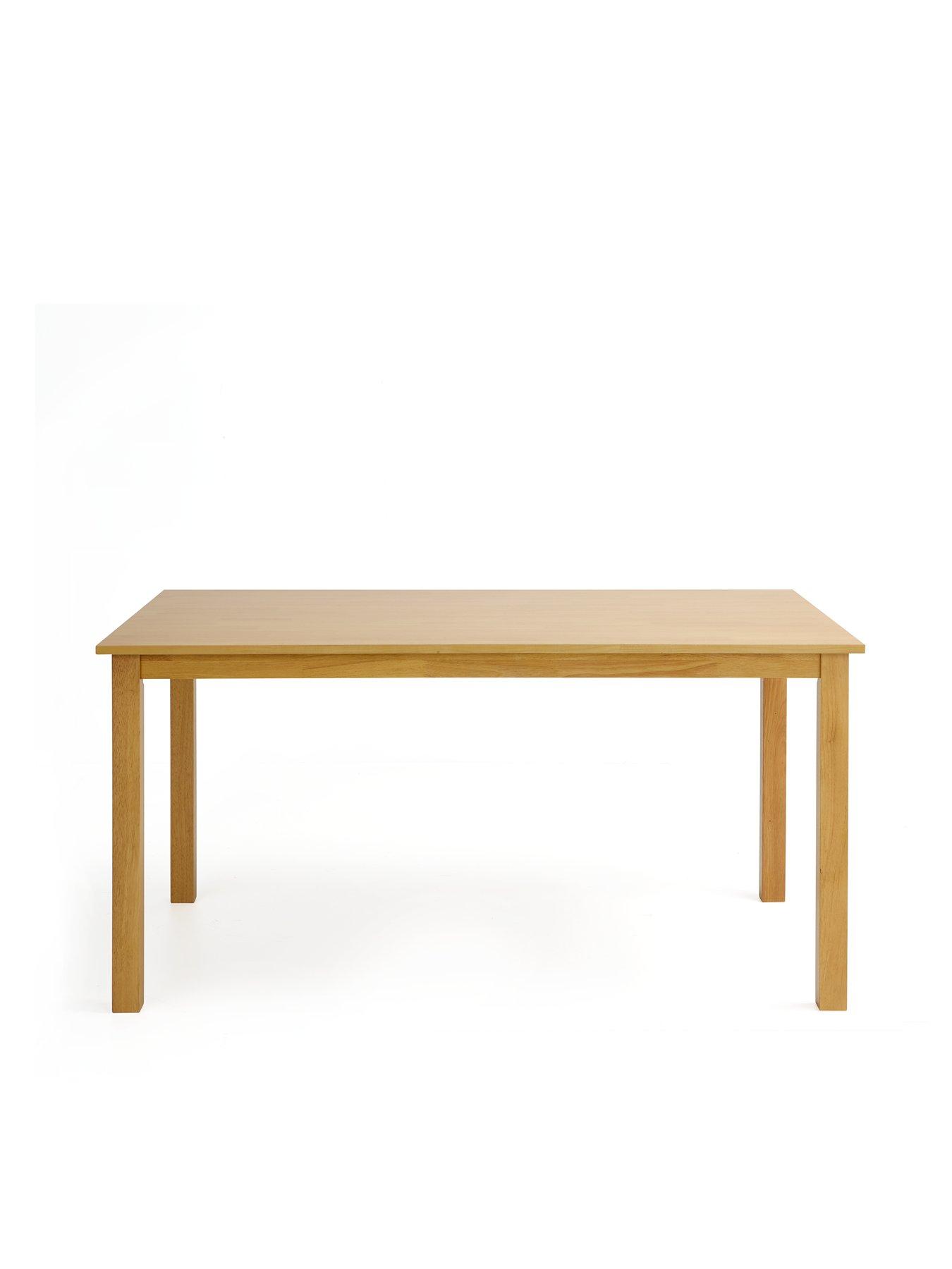 Image 3 of 6 of Very Home Primo 150 cm Dining Table + 6 Fabric Chairs - Wood/Grey