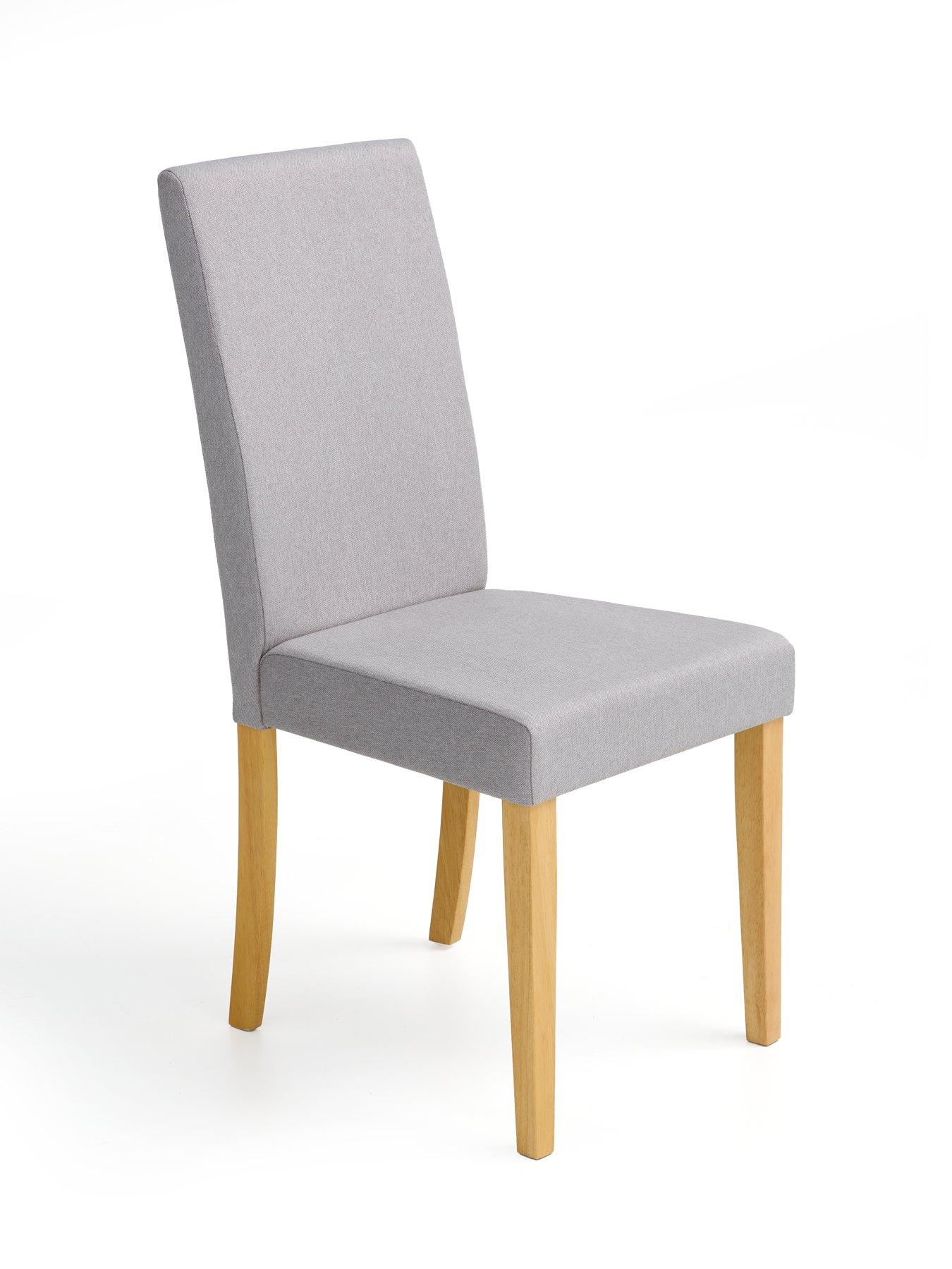 Image 5 of 6 of Very Home Primo 150 cm Dining Table + 6 Fabric Chairs - Wood/Grey