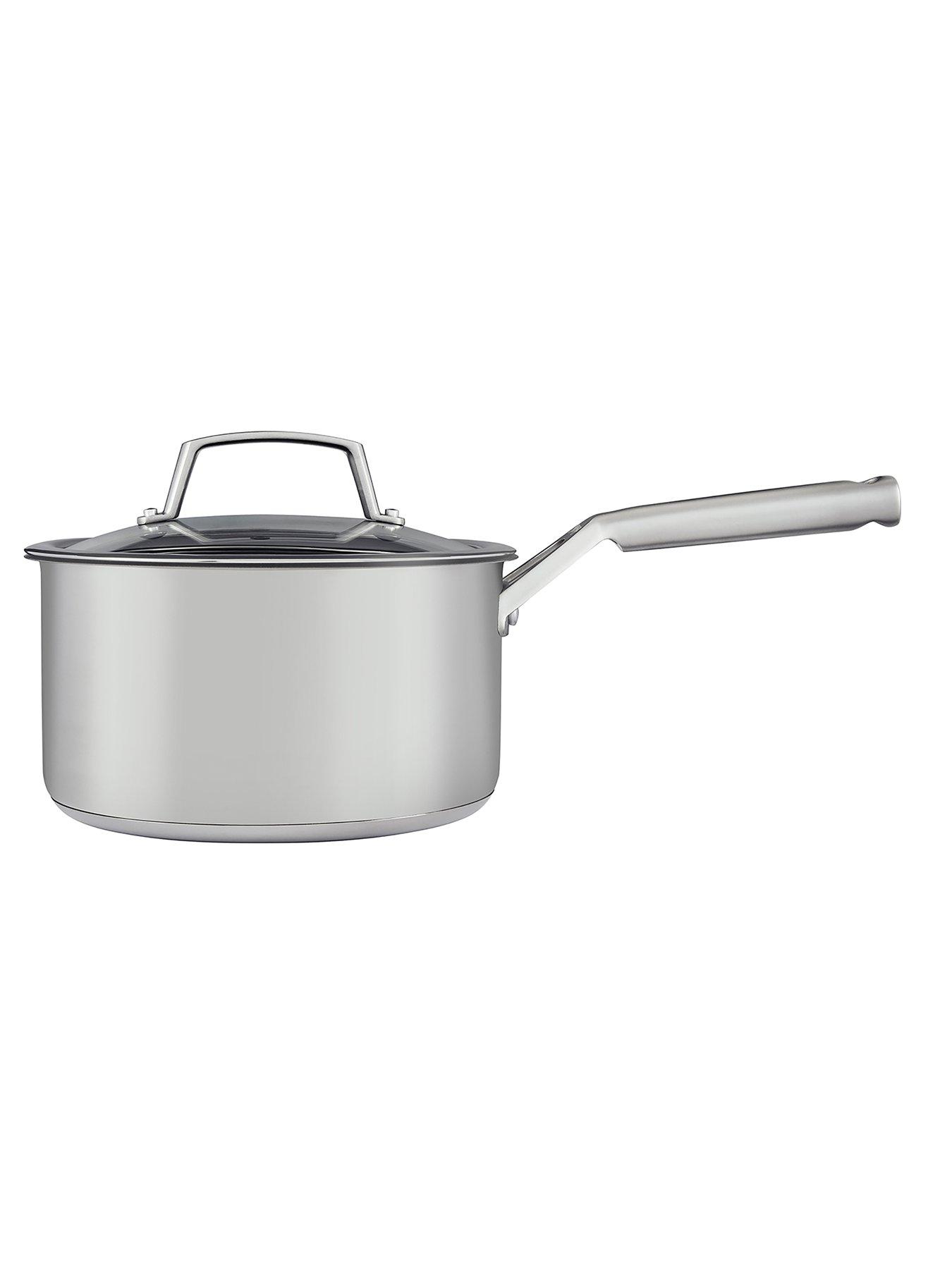Image 3 of 3 of NINJA Zerostick 20cm Saucepan With Lid - Stainless Steel C60220UK