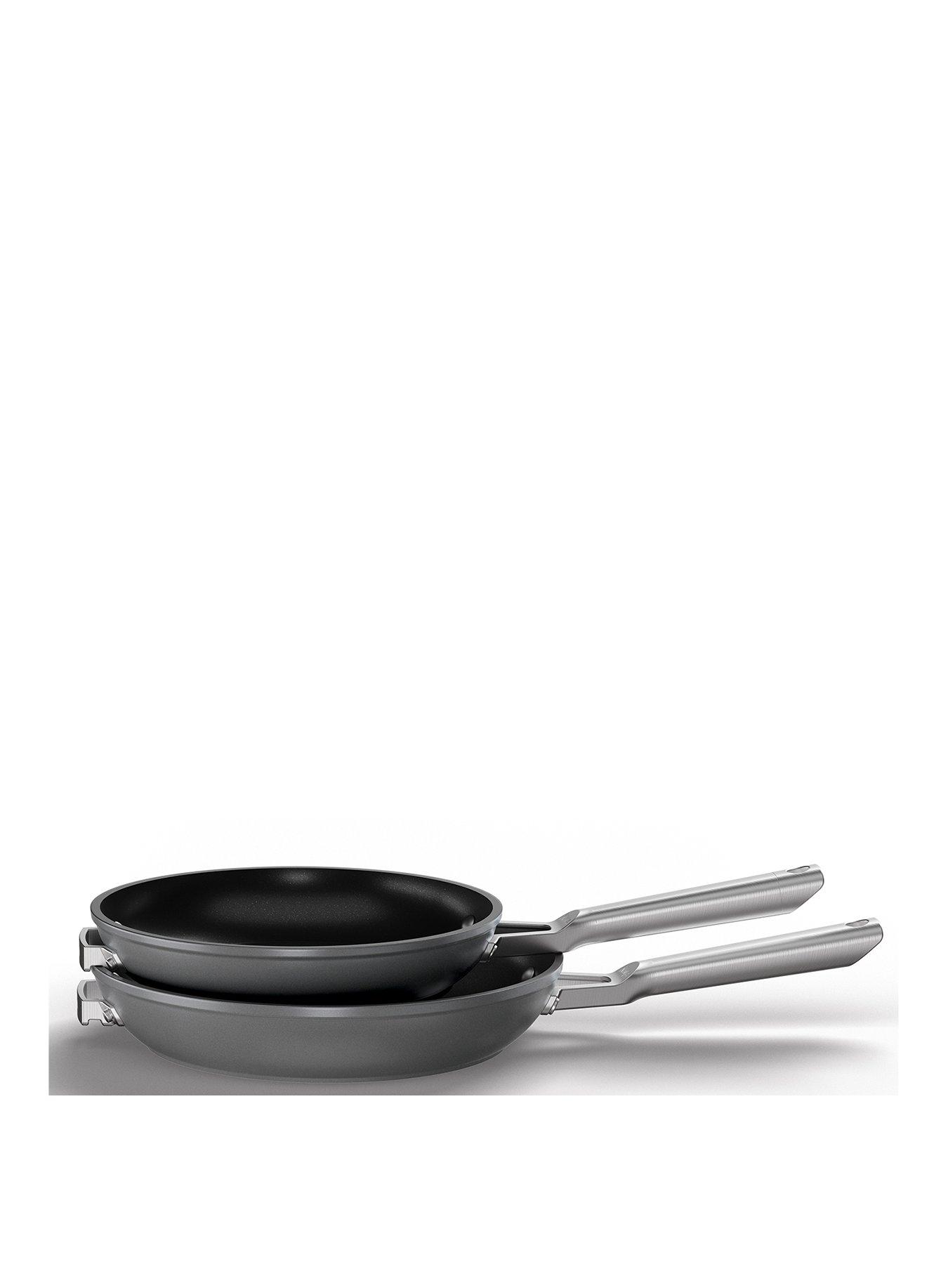 undefined Ninja Zerostick Stackable 2-piece Frying Pan Set (24cm/28cm) - C52200uk