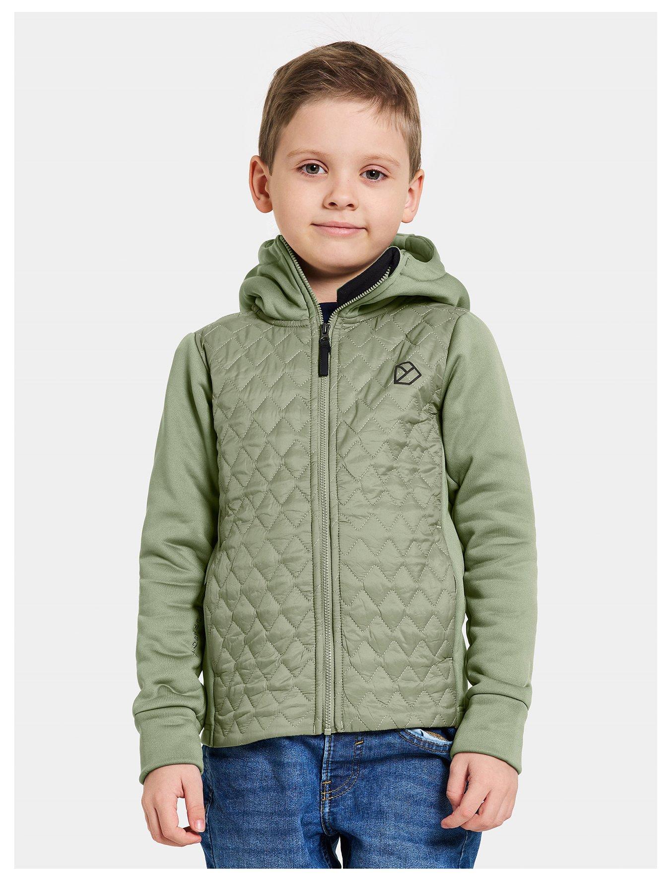 didriksons-kids-kapris-hybrid-jacket-green