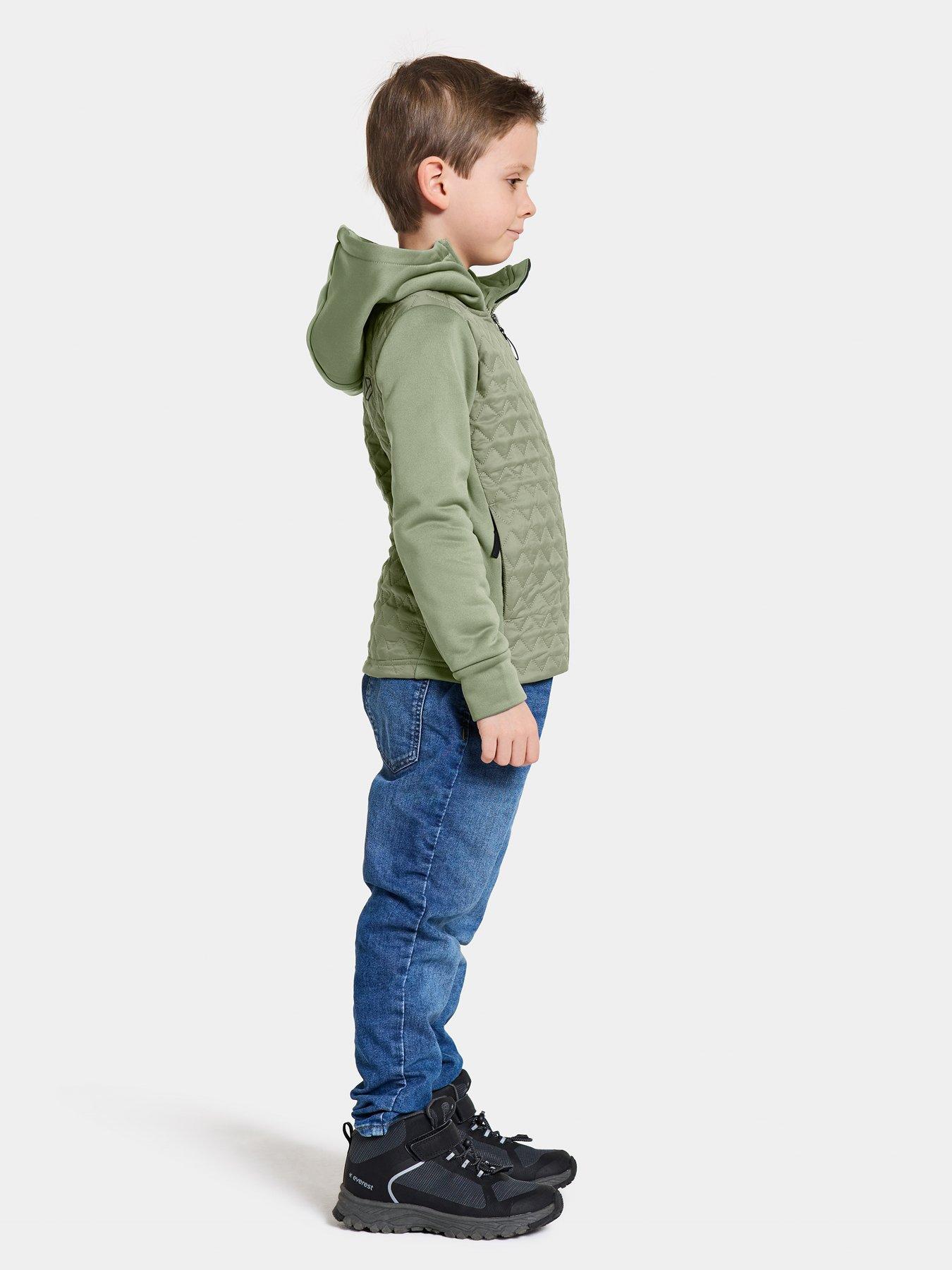 didriksons-kids-kapris-hybrid-jacket-greenoutfit