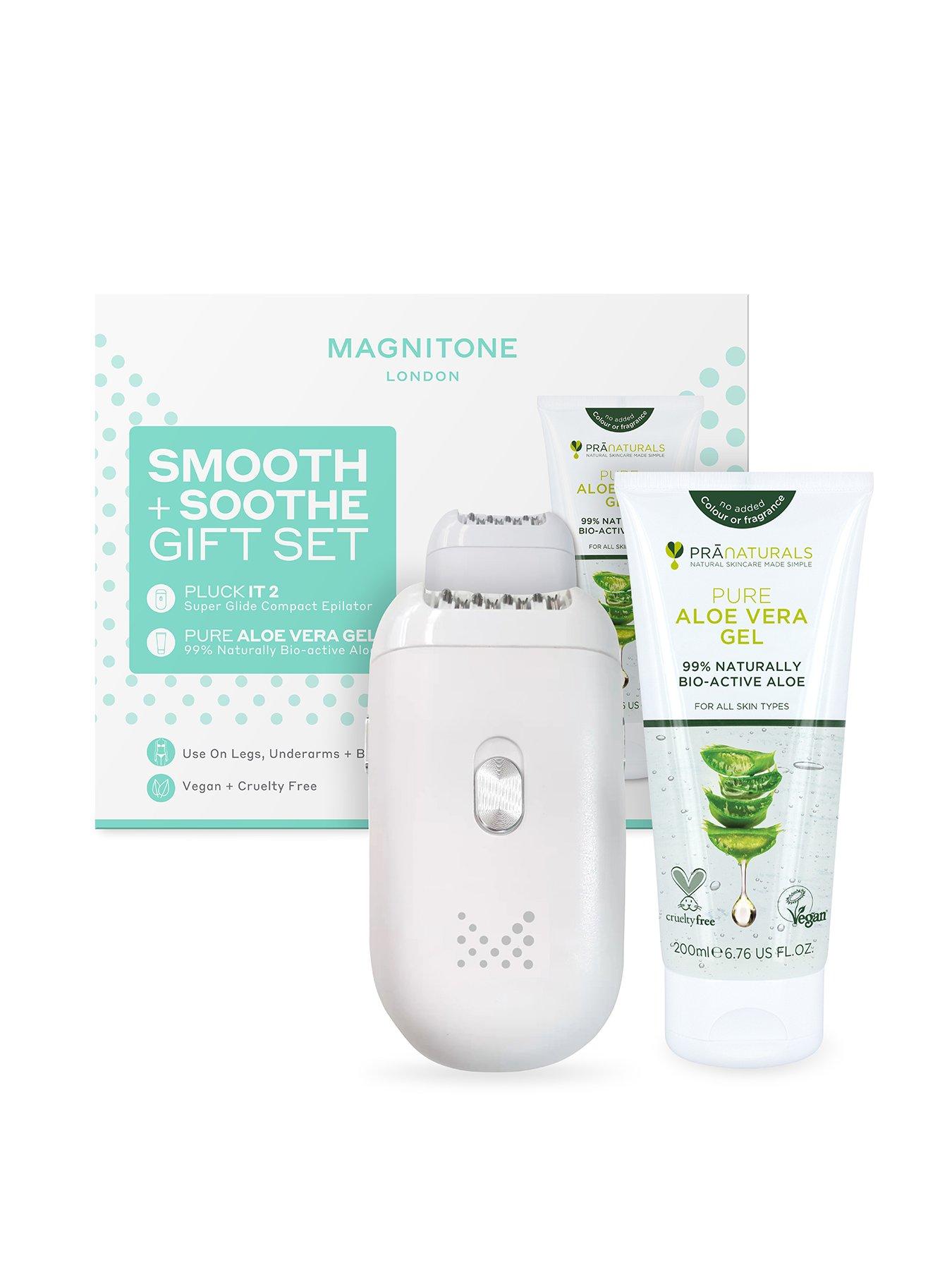 magnitone-smooth-soothe-gift-set-pluckit2-epilator-aloe-vera-gel