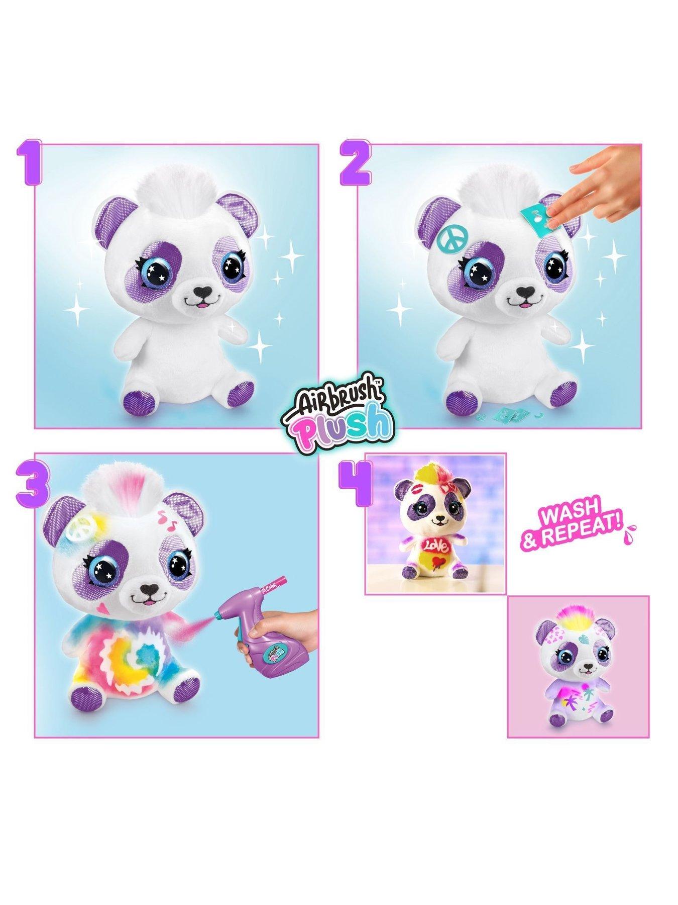 Image 7 of 8 of Airbrush Plush Airbrush Plush Panda