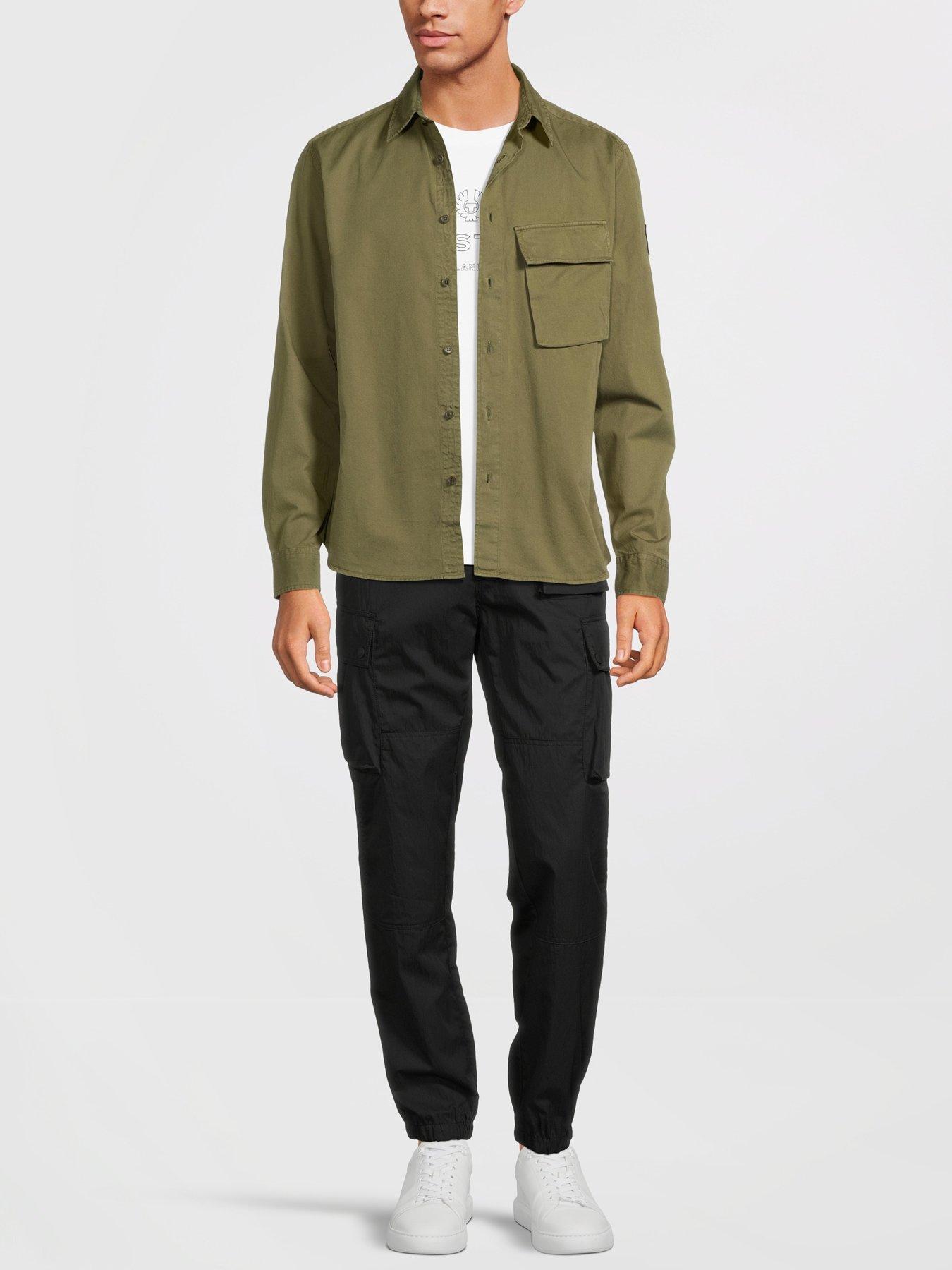 Image 2 of 5 of Belstaff Scale Shirt - Khaki