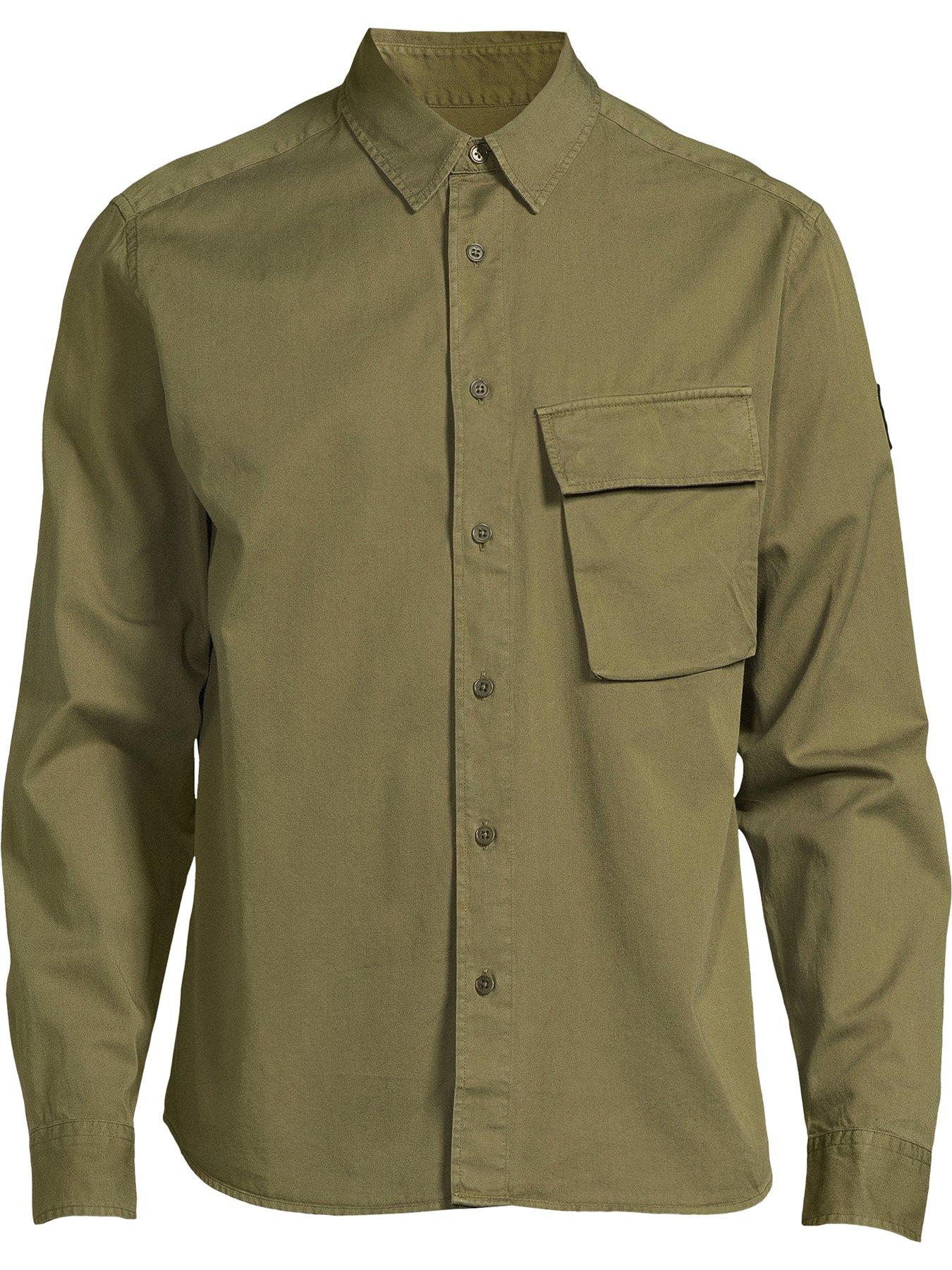 Image 3 of 5 of Belstaff Scale Shirt - Khaki