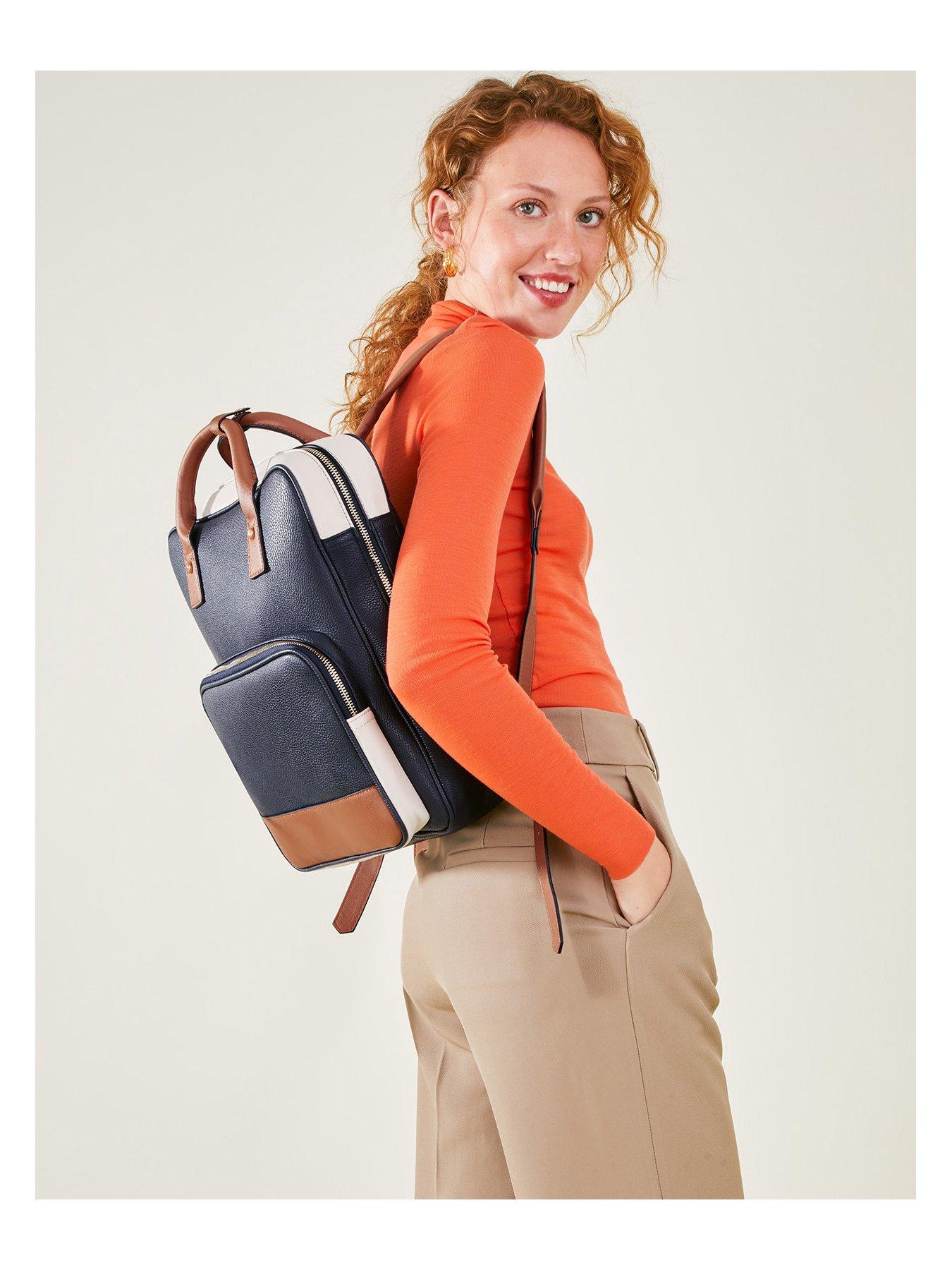 Image 2 of 5 of Accessorize Pocket Top Handle Backpack