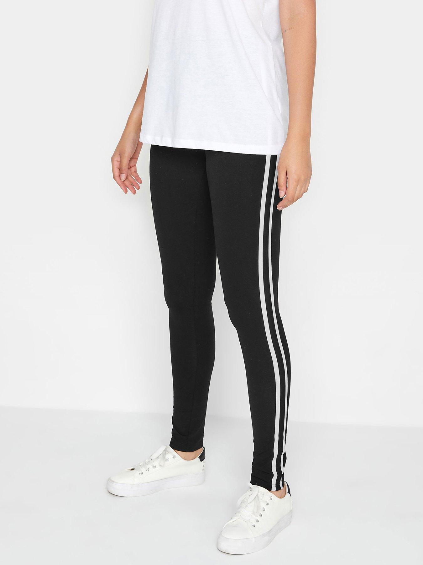 Image 1 of 2 of Long Tall Sally Side Stripe Legging - Black