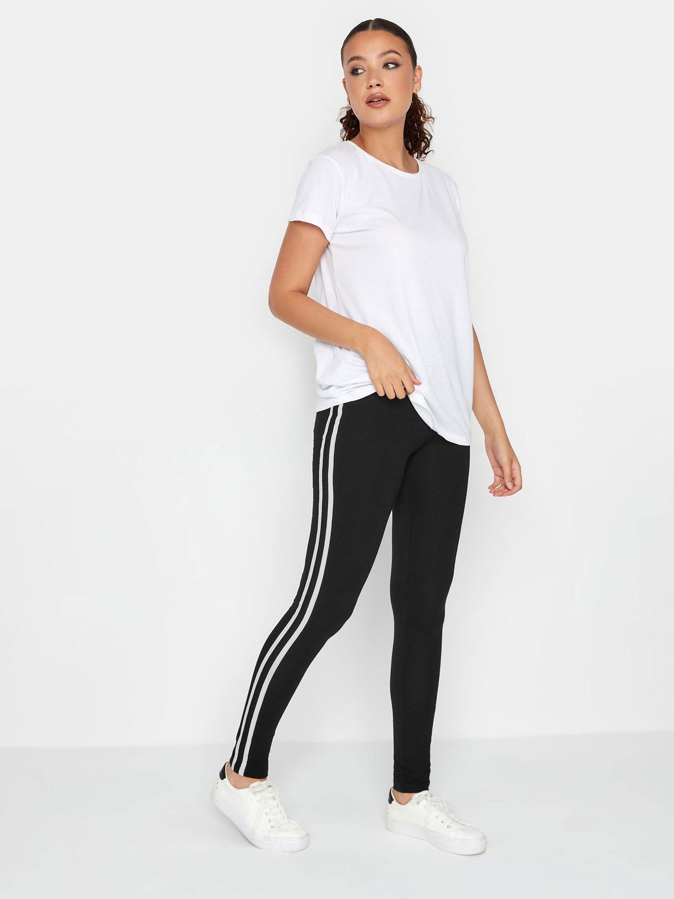 Image 2 of 2 of Long Tall Sally Side Stripe Legging - Black