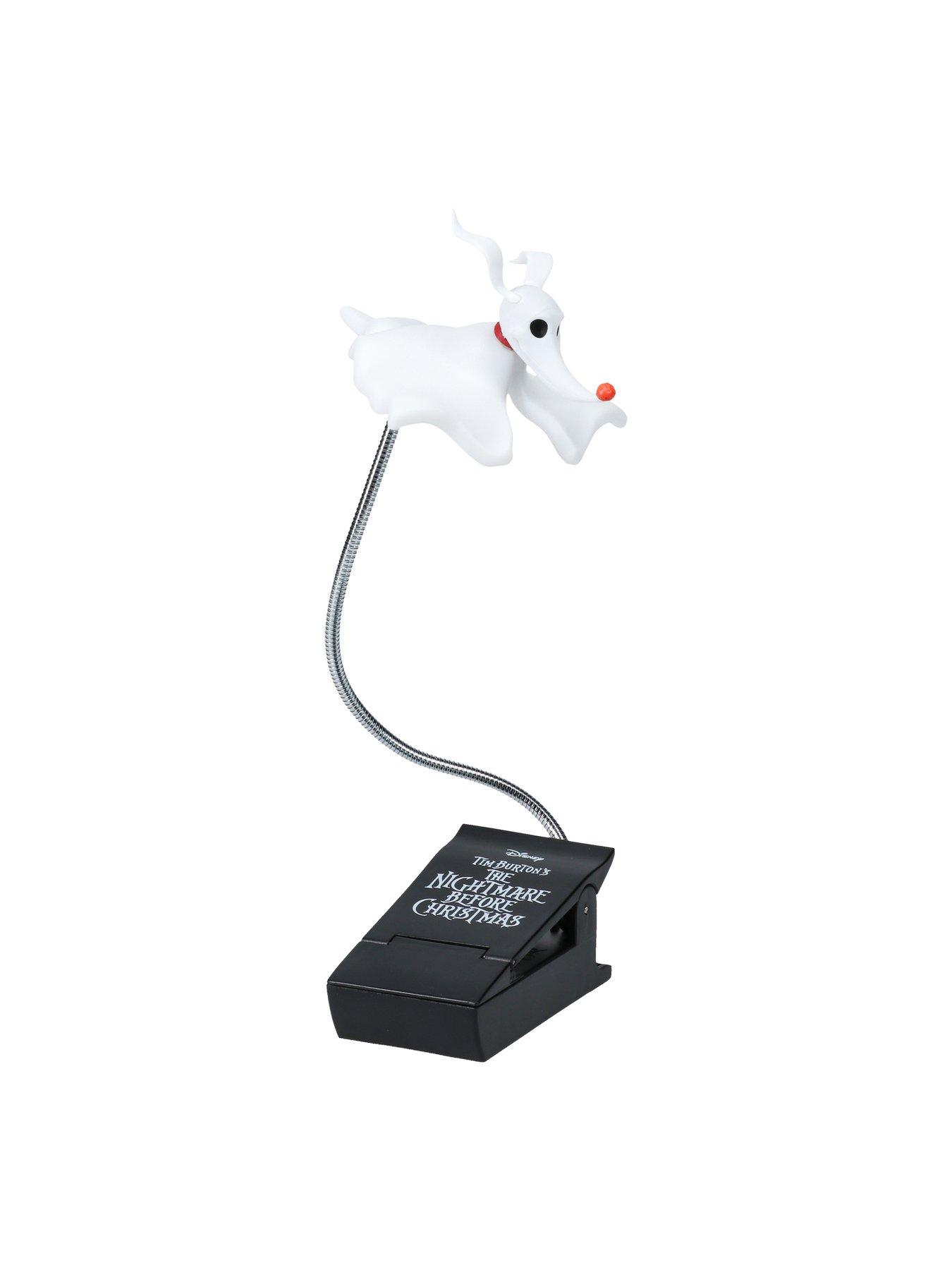 nightmare-before-christmas-zero-ghost-dog-clip-book-light-officially-licensed-nightmare-before-christmas-merchandise-portable-and-flexible-arm-with-3-light-modes-for-readingback