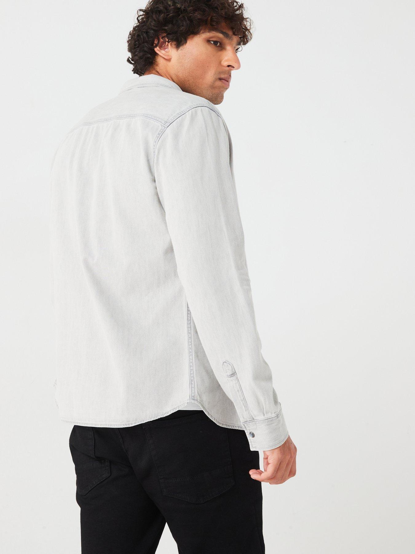 allsaints-gleason-long-sleeve-shirt-greystillFront