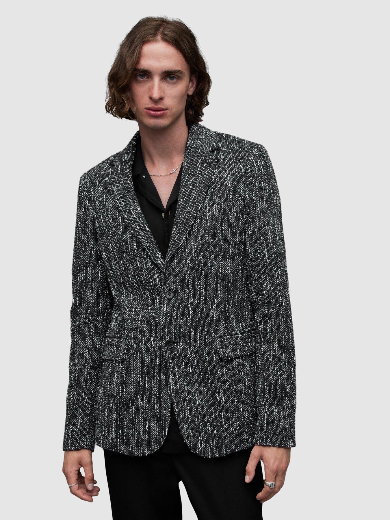 allsaints-argyll-casual-blazer-blackwhitefront