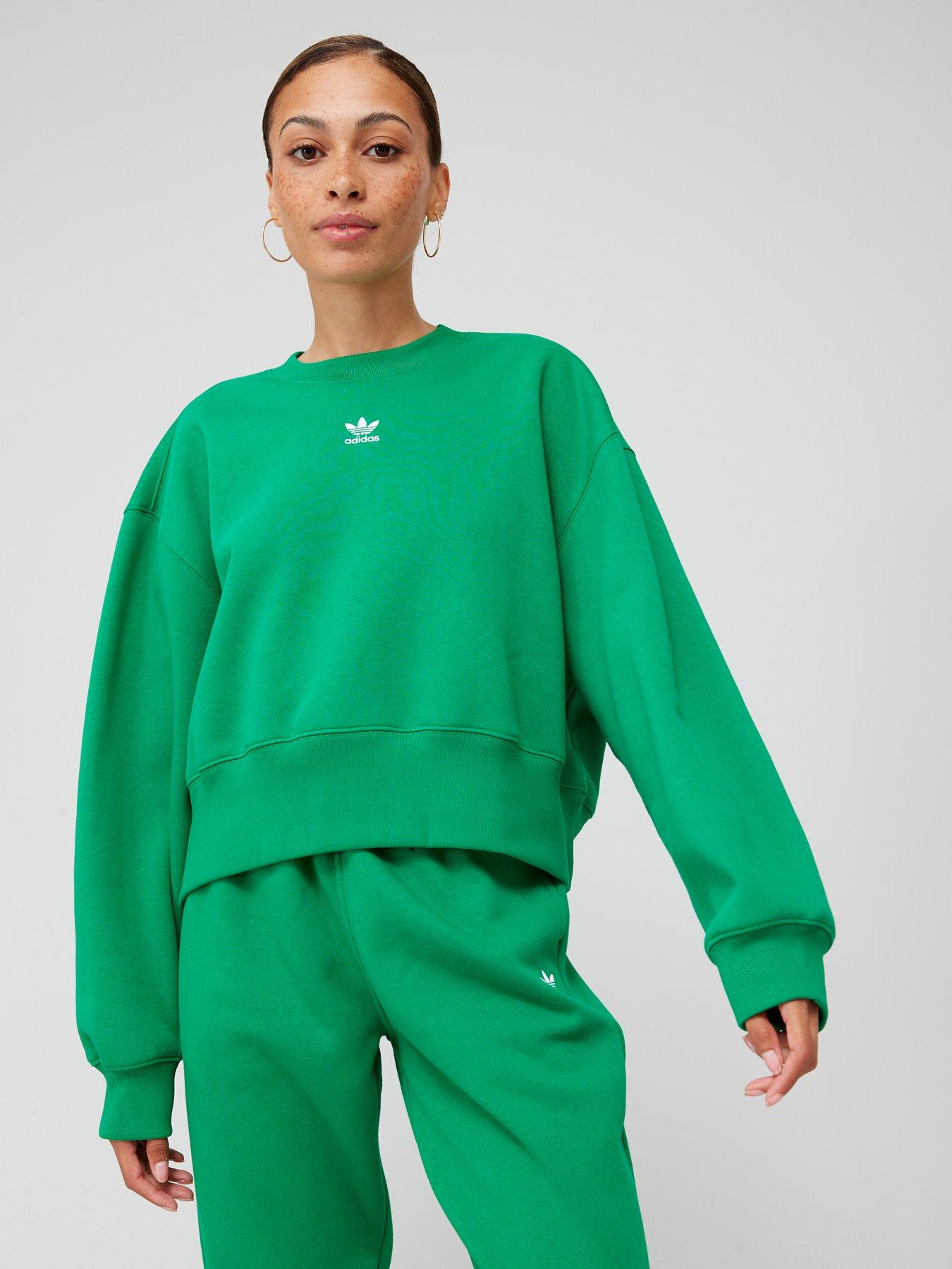 Green adidas clearance zip up