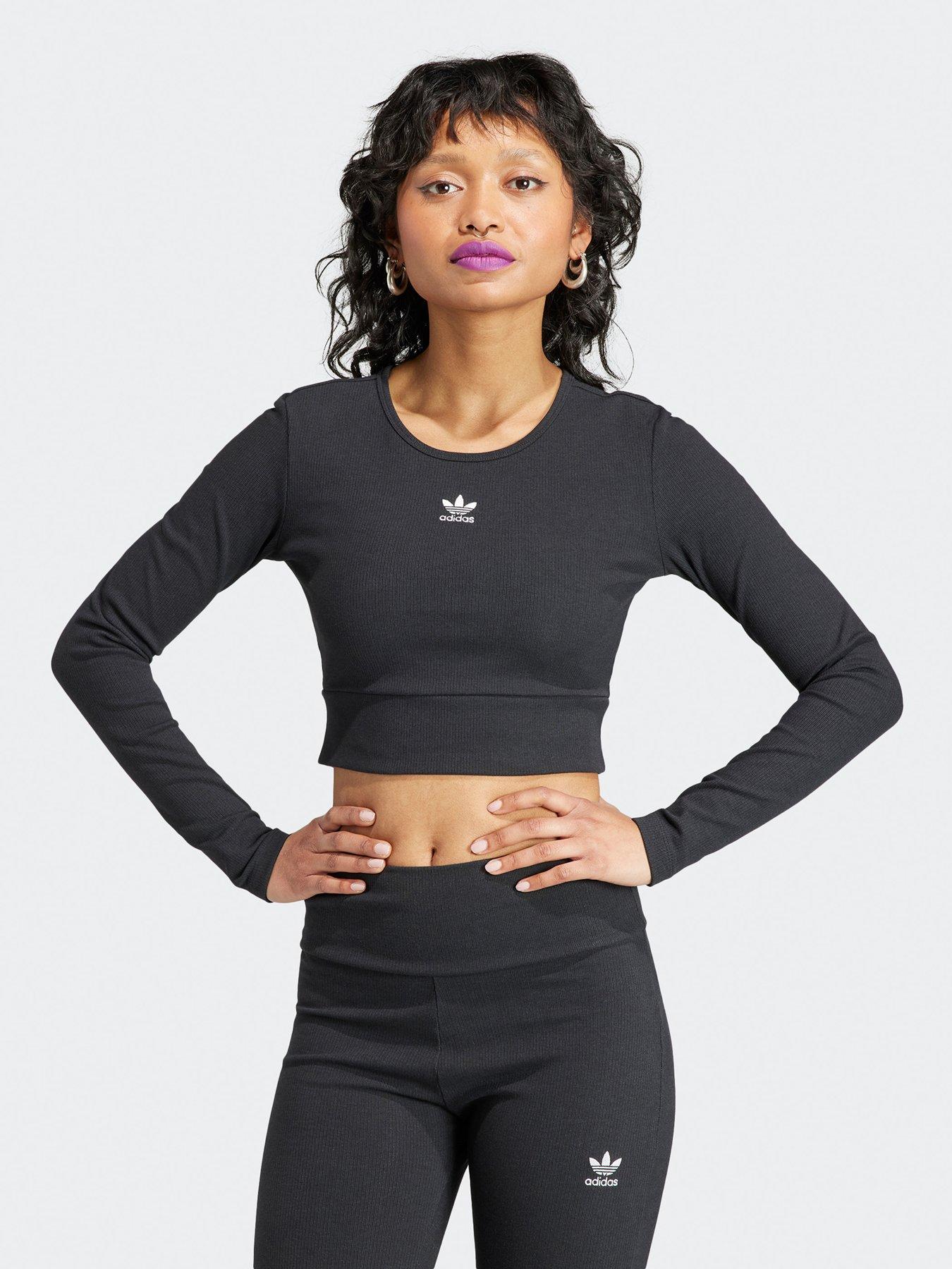 adidas Originals Rib Longsleeve Tee - Black