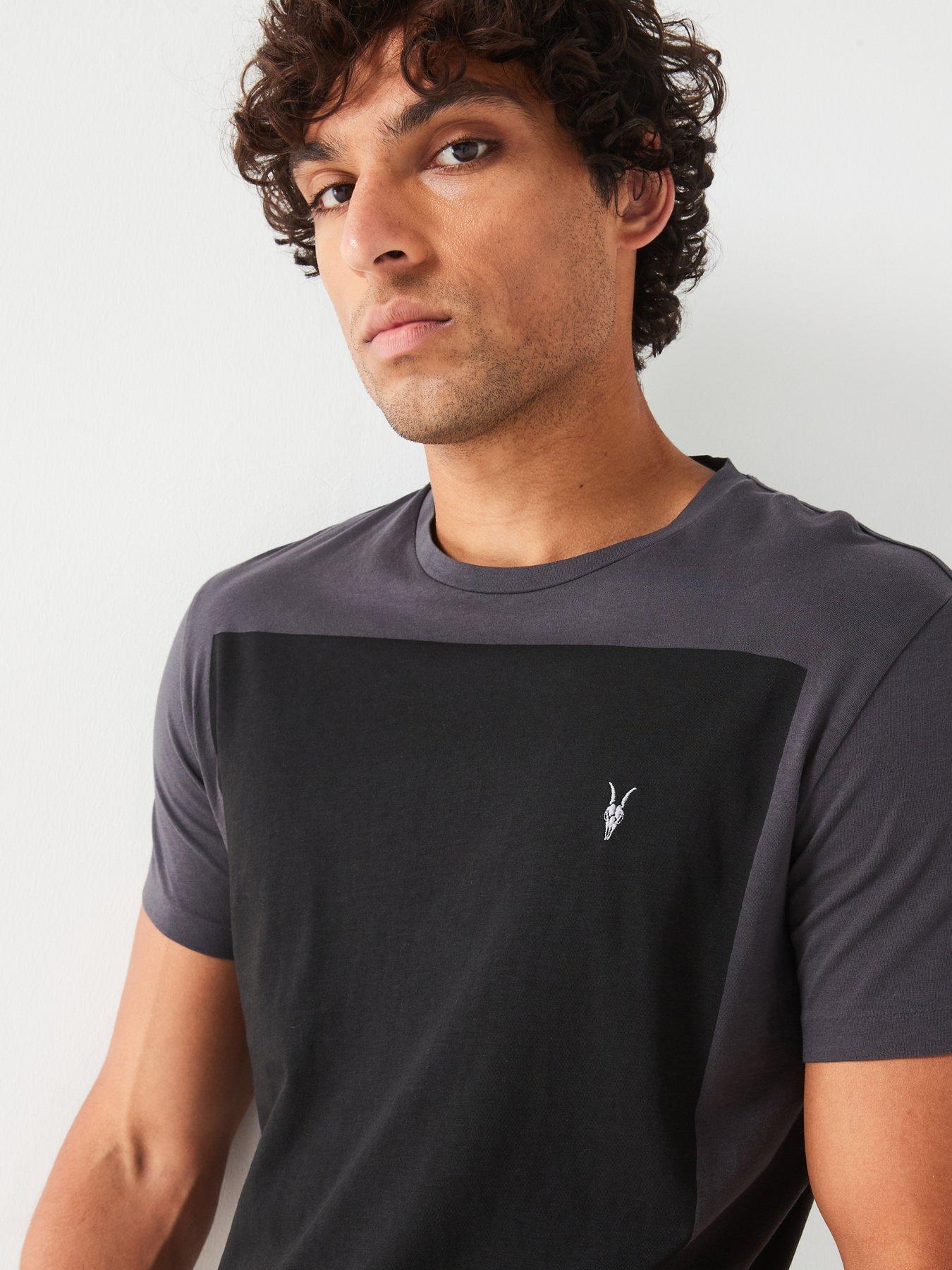 allsaints-lobkenbspshort-sleeve-crew-neck-t-shirt-greyblacknbspoutfit