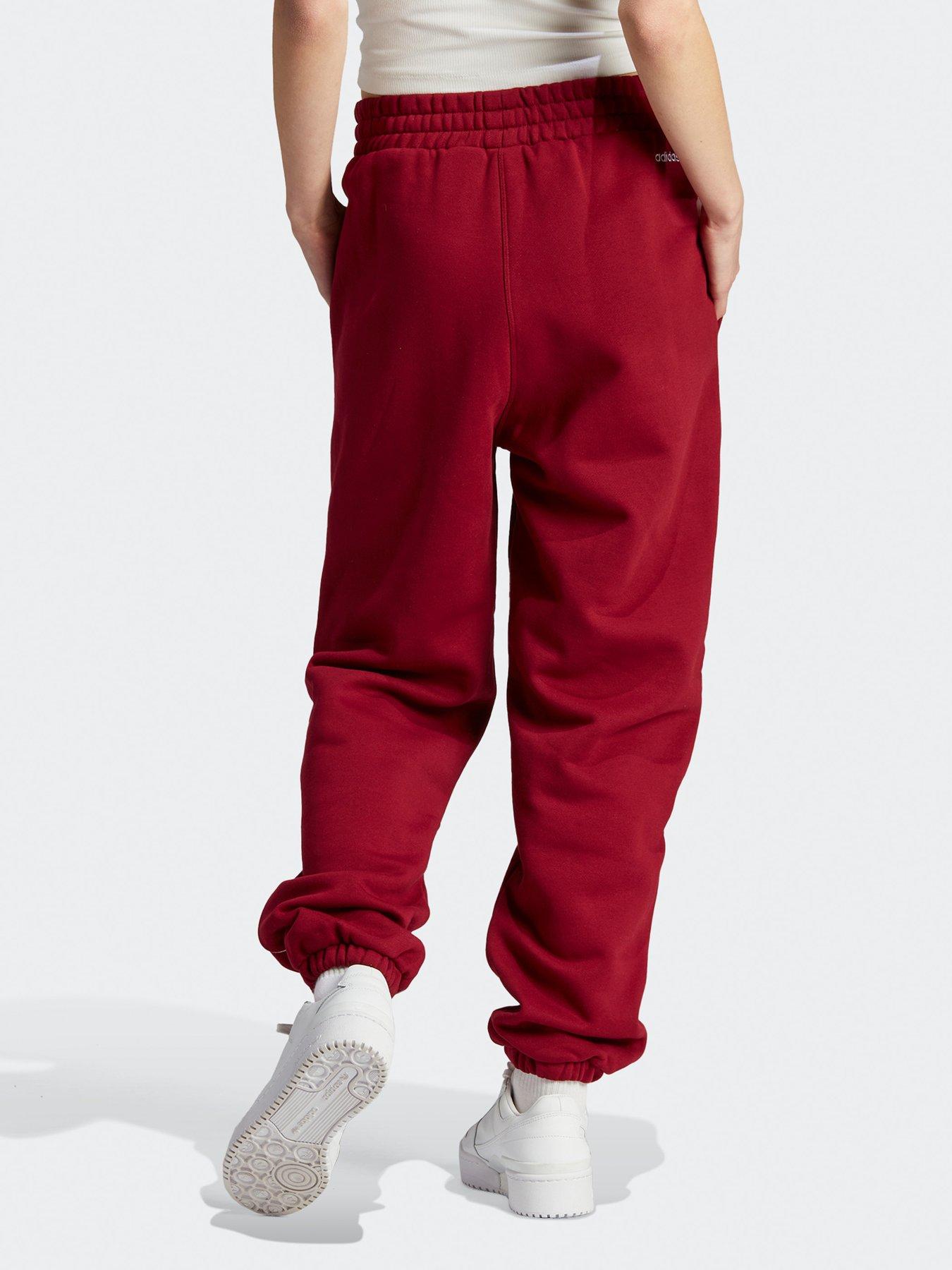 Adidas originals red online joggers