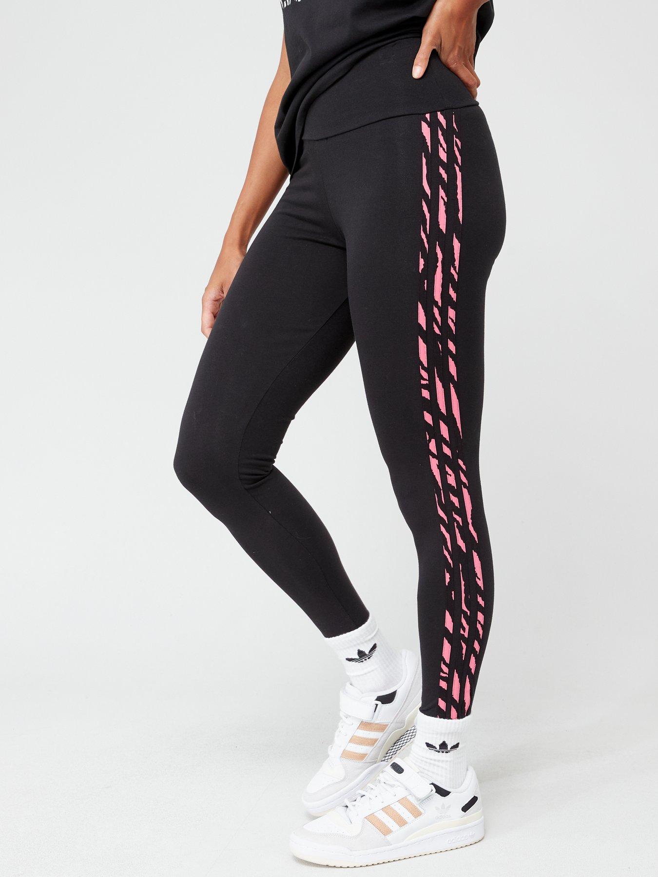 3-Stripes Print Leggings (Plus Size)