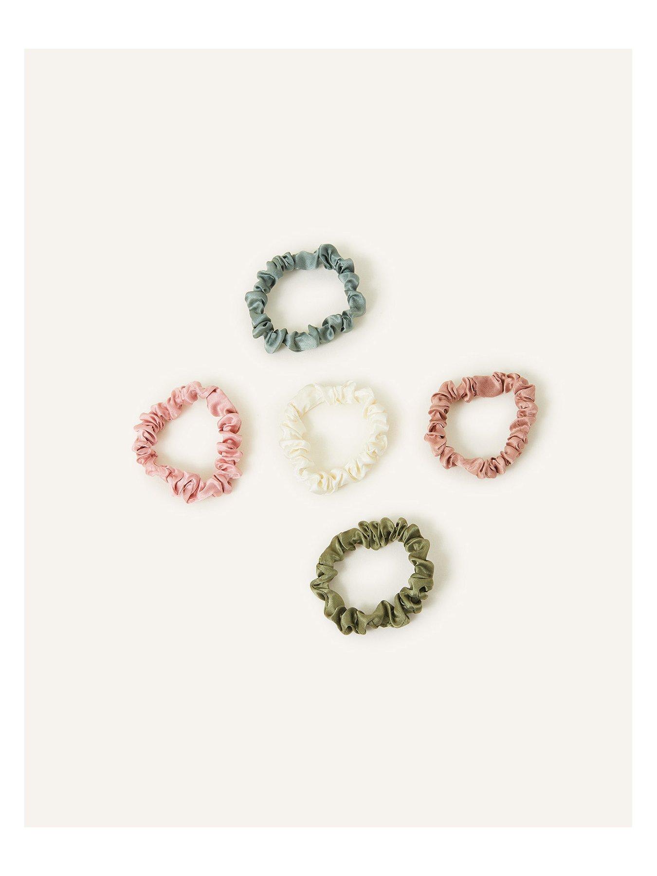 Image 2 of 2 of Accessorize 5 X Silk Scrunchies