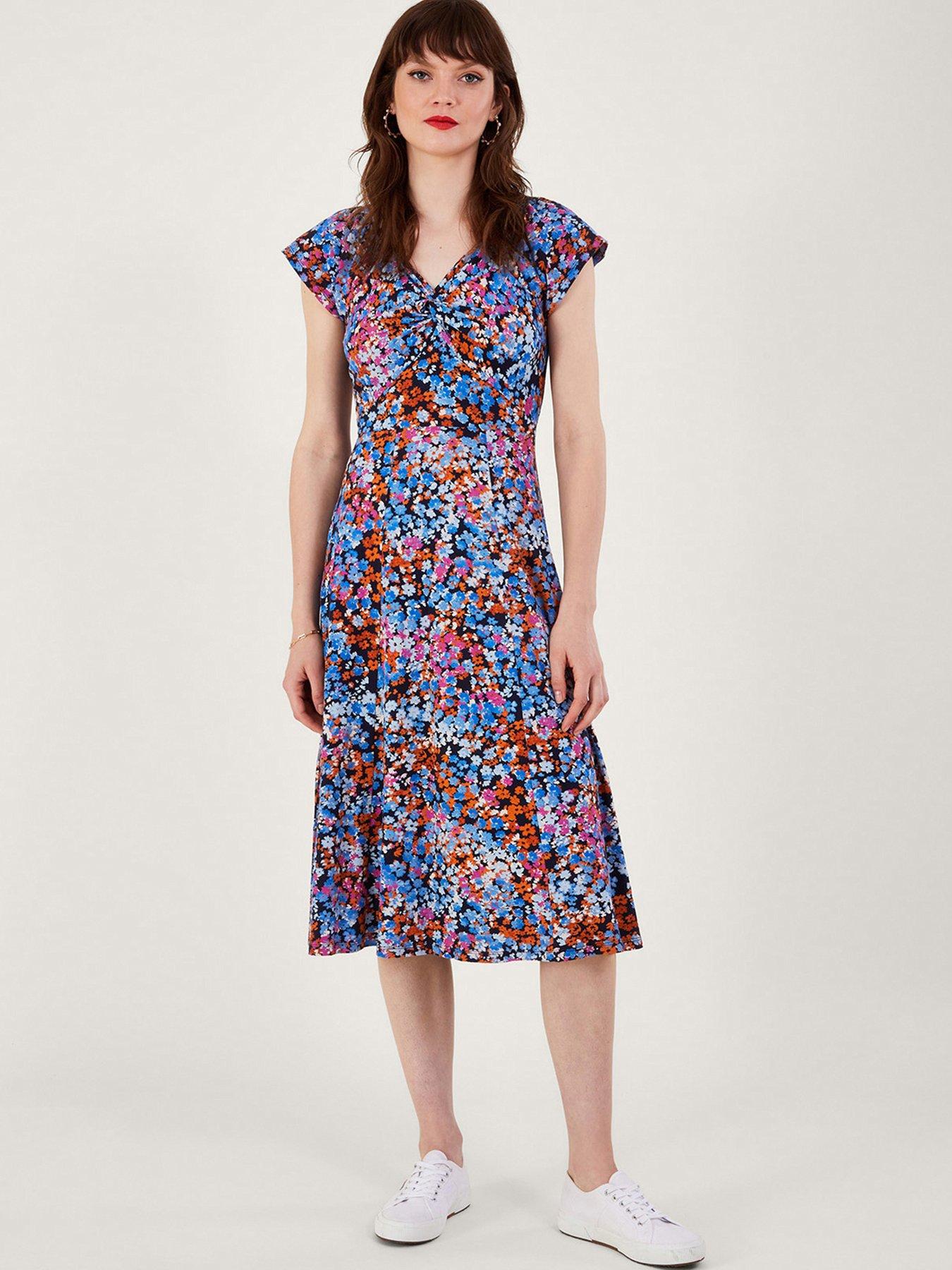 Monsoon Ditsy Jersey Dress | Very Ireland