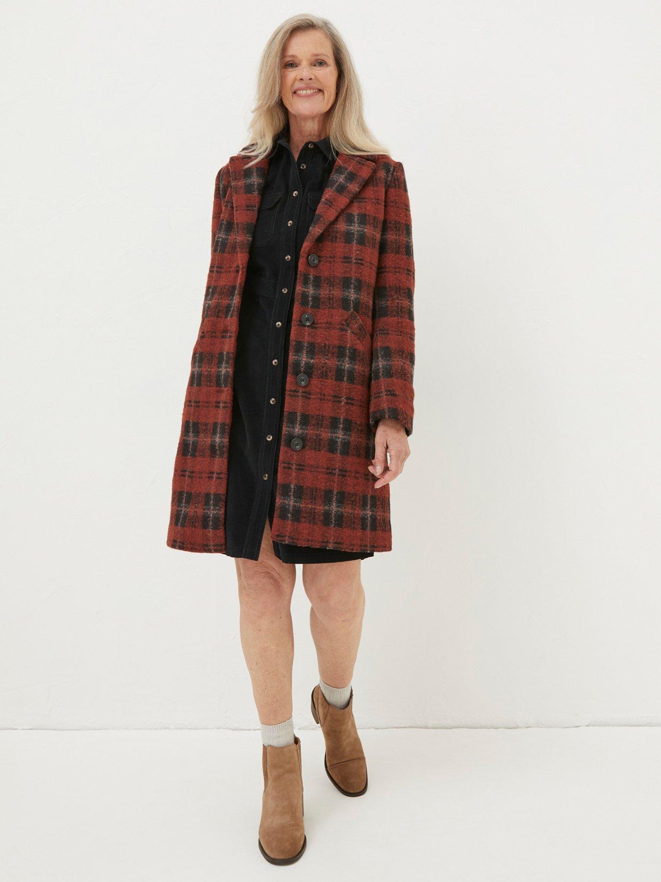 Fat face cheap wool coat