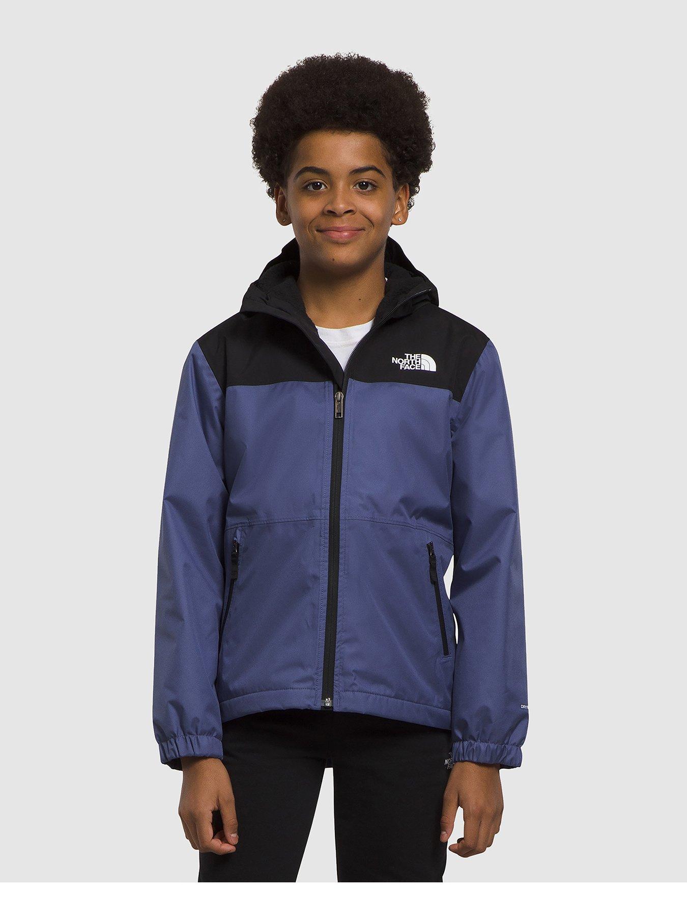 Boys blue cheap rain jacket