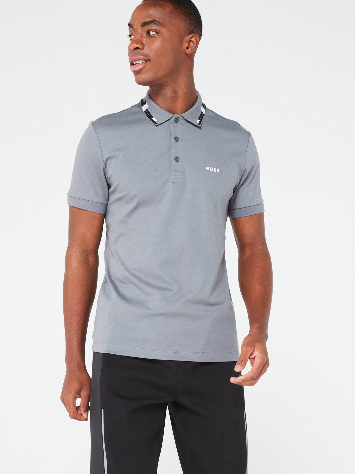 Paule Slim Fit Polo Shirt Grey