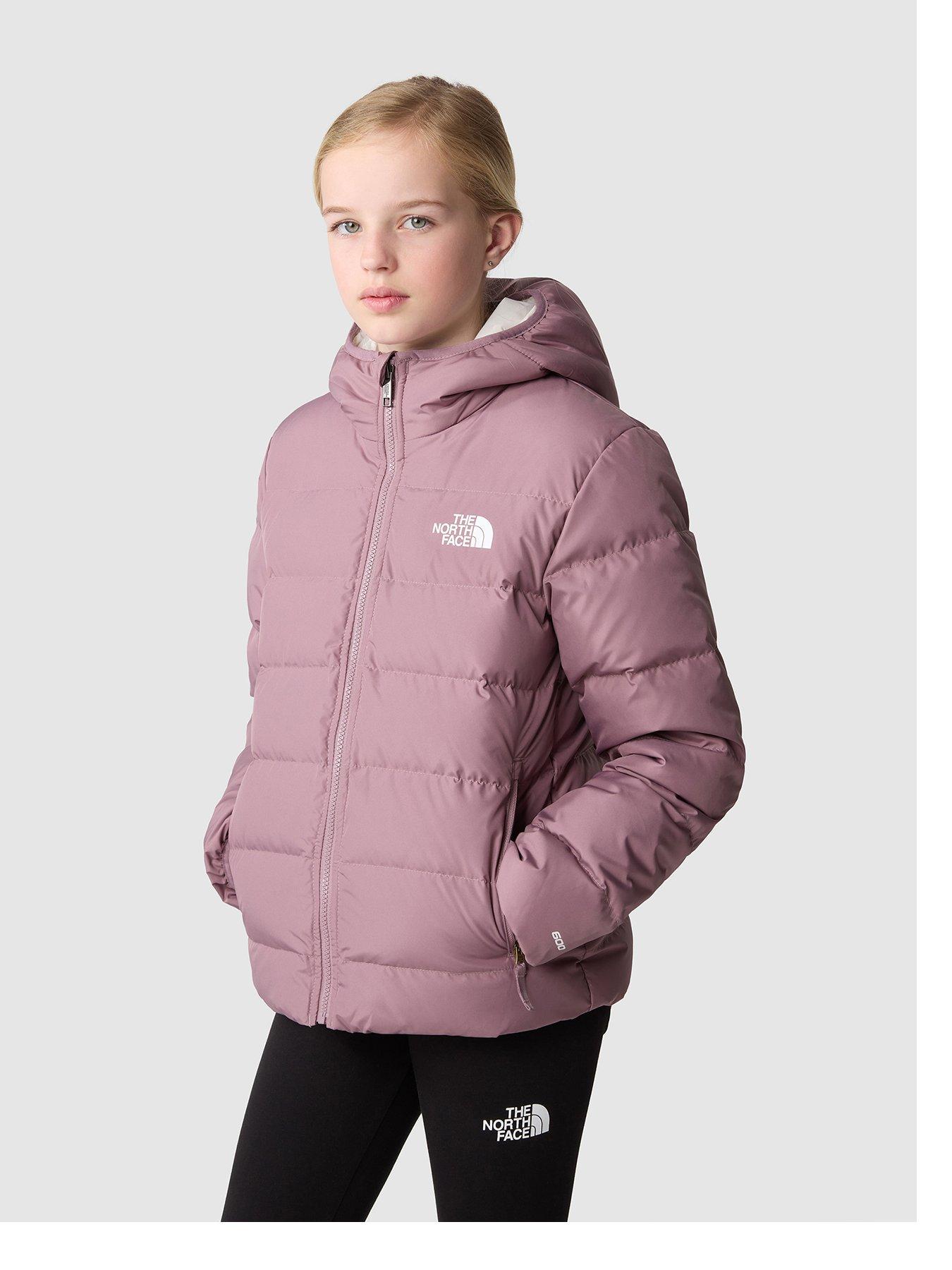 North face shop purple down jacket