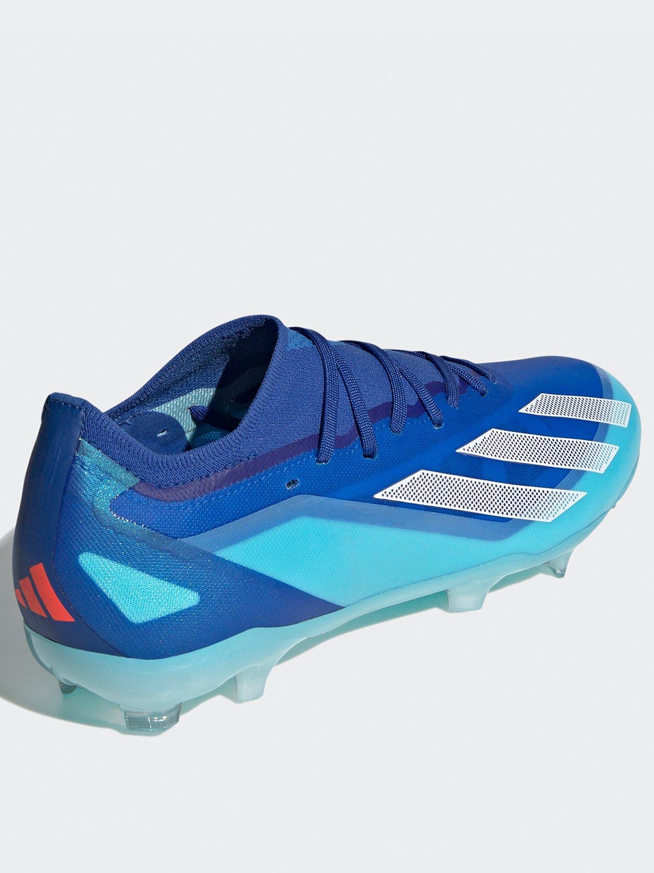 adidas Mens X Crazy Fast.2 Firm Ground Football Boot Blue Very