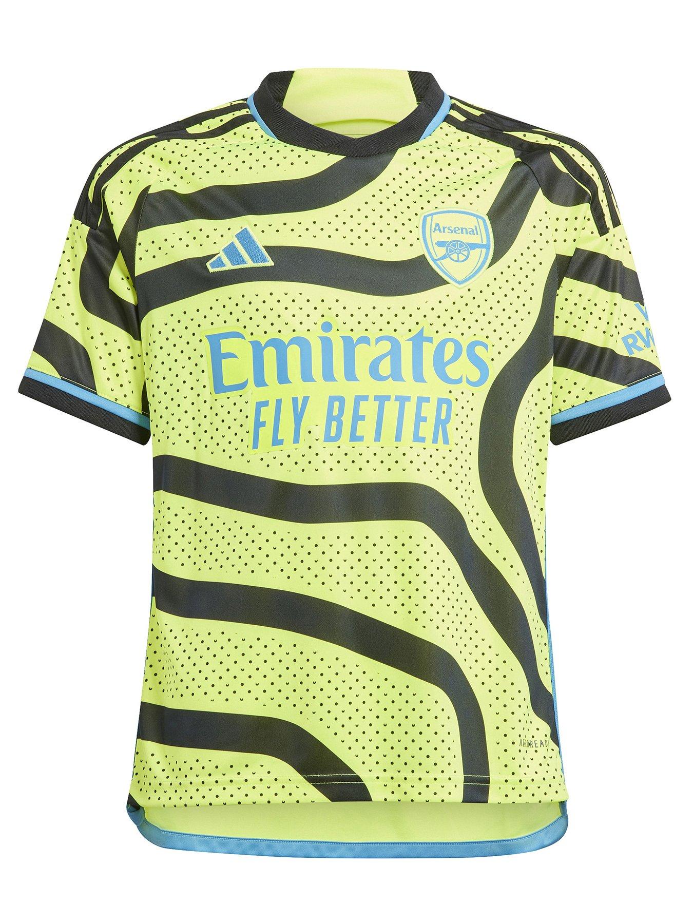 Arsenal Junior 23 24 Away Stadium Replica Shirt Yellow