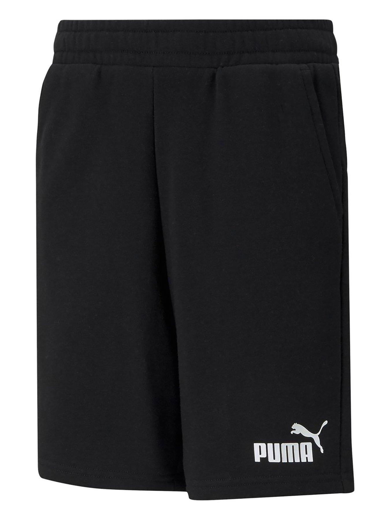 puma-puma-boys-essentials-sweat-shorts-black