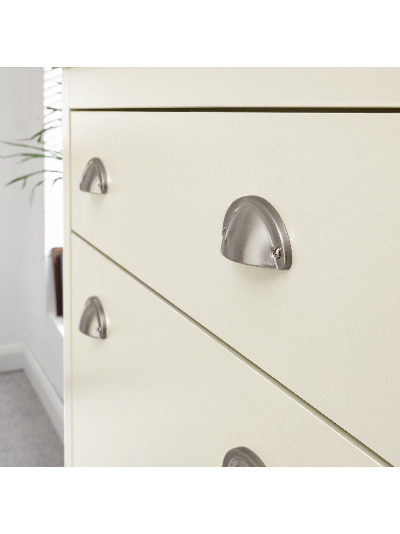 Image 4 of 5 of GFW Lancaster 1 Drawer Shoe Storage - Cream